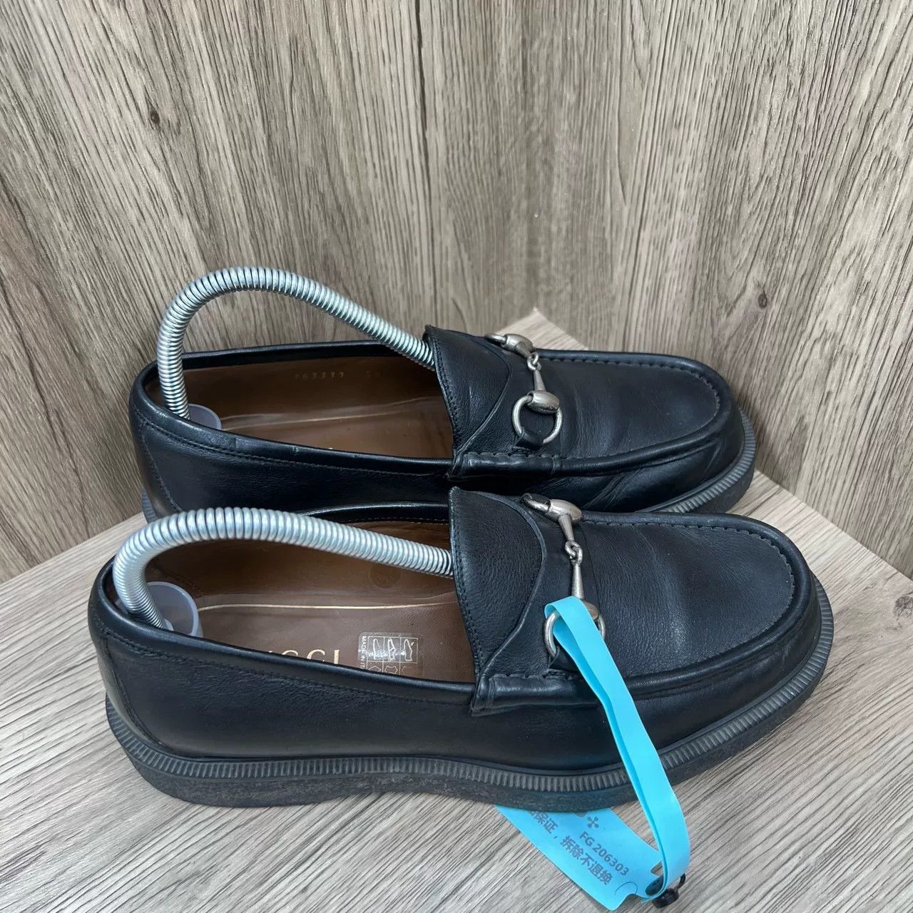 Gucci Gucci Black Horsebit Leather Loafers Size US 6.5 / EU 39-40 - 4 Thumbnail