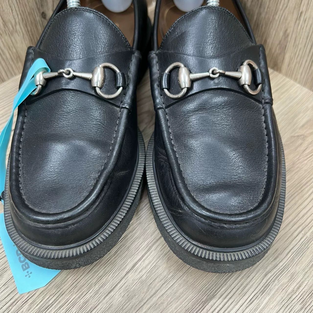 Gucci Gucci Black Horsebit Leather Loafers Size US 6.5 / EU 39-40 - 5 Thumbnail