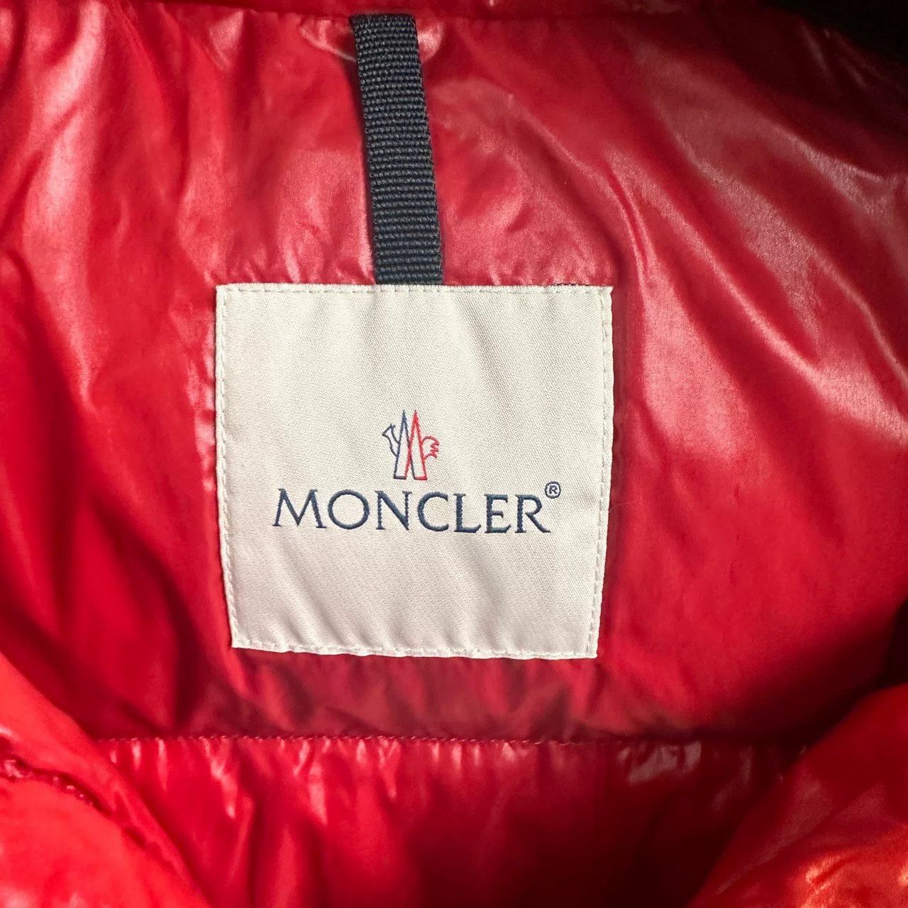 Moncler Moncler Red Velvet Panel Down Jacket Size S / US 4 / IT 40 - 4 Thumbnail