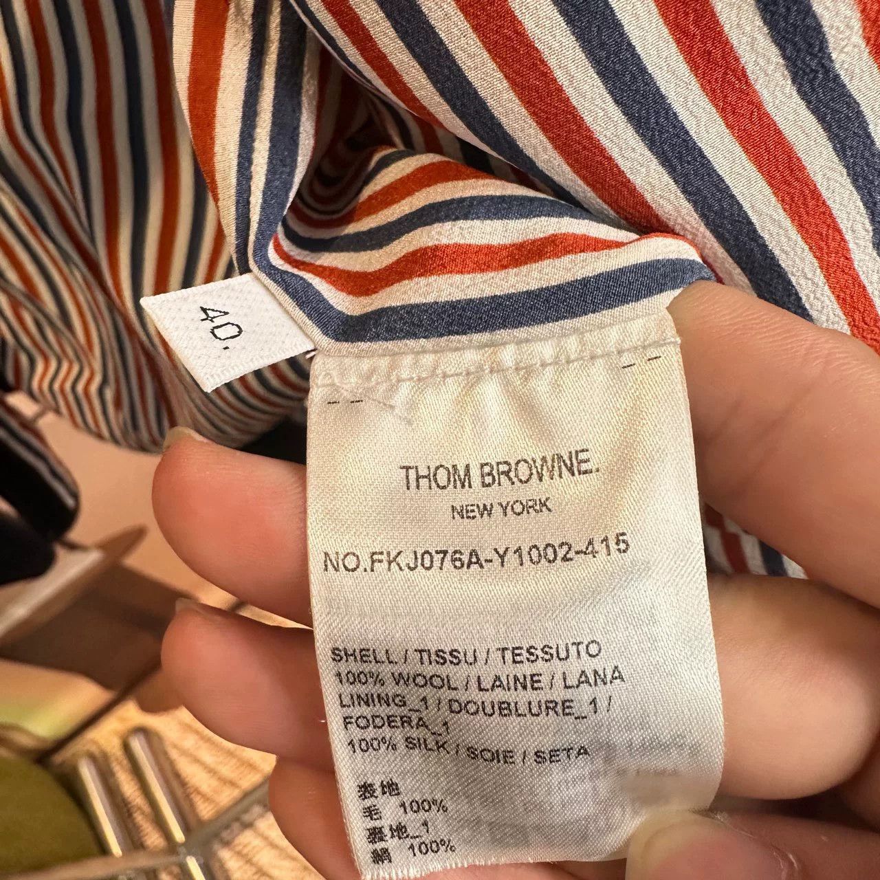 Thom Browne Thom Browne Striped Wool Knit Cardigan Size S / US 4 / IT 40 - 4 Thumbnail