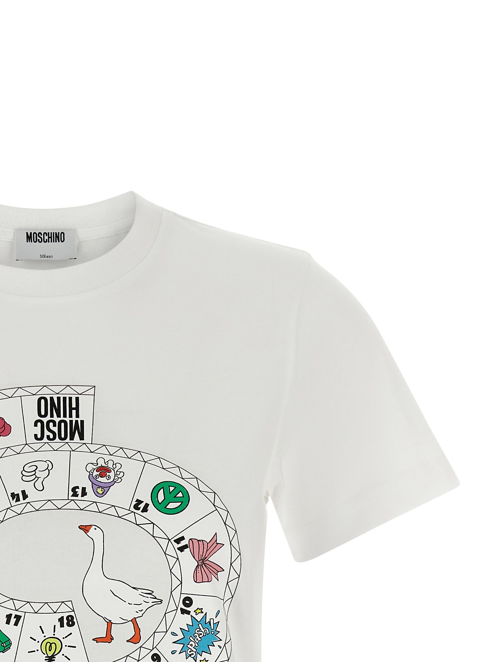 Moschino 'Gioco dell'Oca' T-shirt Size L / US 10 / IT 46 - 3 Thumbnail