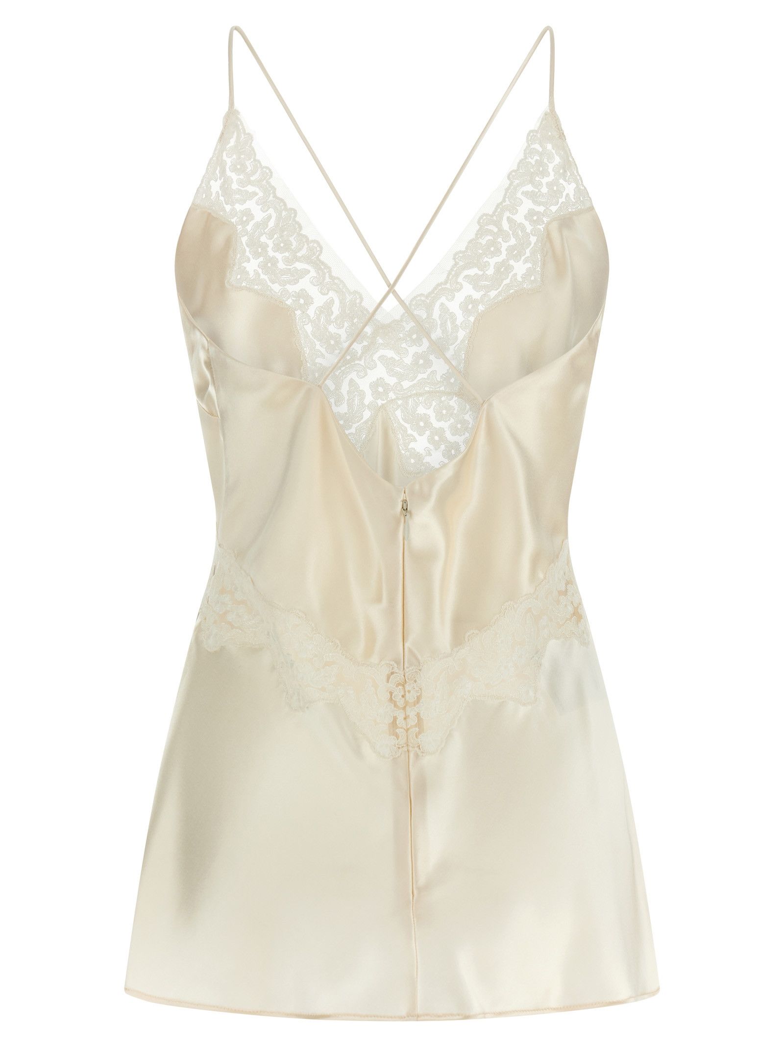 Alberta Ferretti Satin and lace top Size S / US 4 / IT 40 - 2 Thumbnail