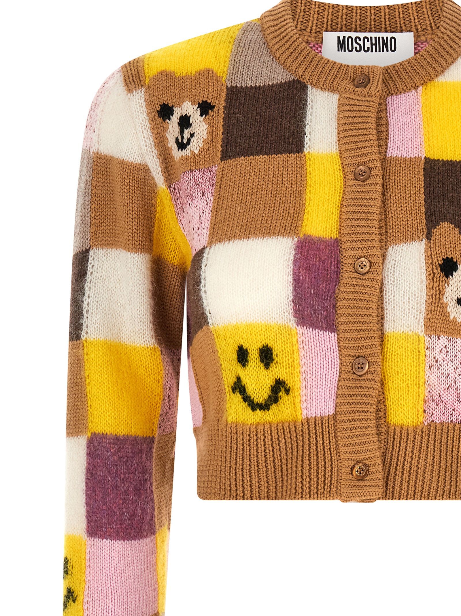 Moschino 'Smiley® e 'Moschino Teddy Bear' cardigan Size M / US 6-8 / IT 42-44 - 3 Thumbnail