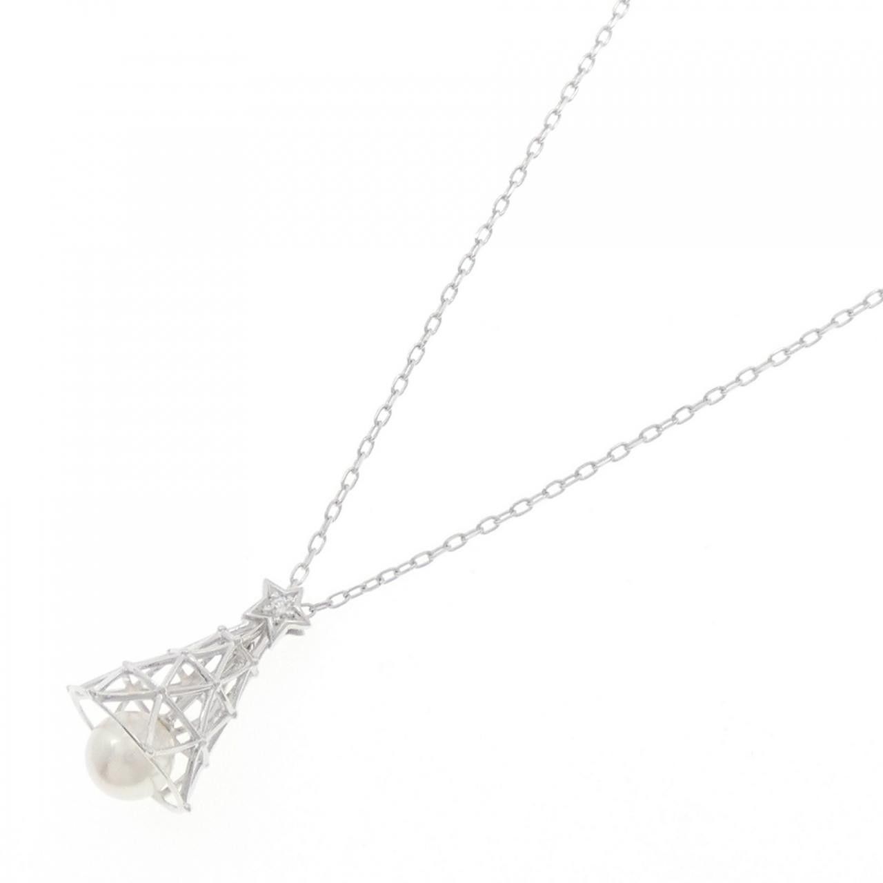 Mikimoto Mikimoto Mikimoto Akoya Pearl Au750 Necklace Precious Metal Necklace DUTY FREE for USA Size ONE SIZE - 2 Thumbnail