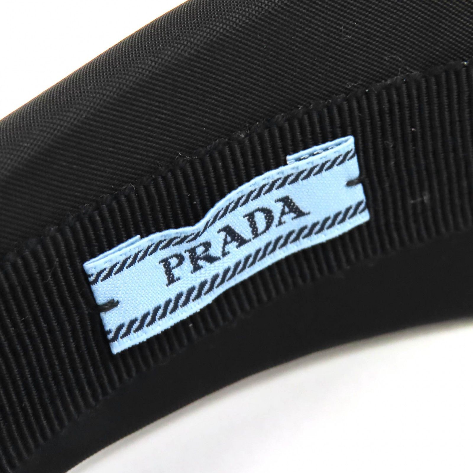 Prada Prada Prada Triangle logo RE-NYLON Headband Textile Other 1IH016 DUTY FREE for USA Size ONE SIZE - 7 Thumbnail