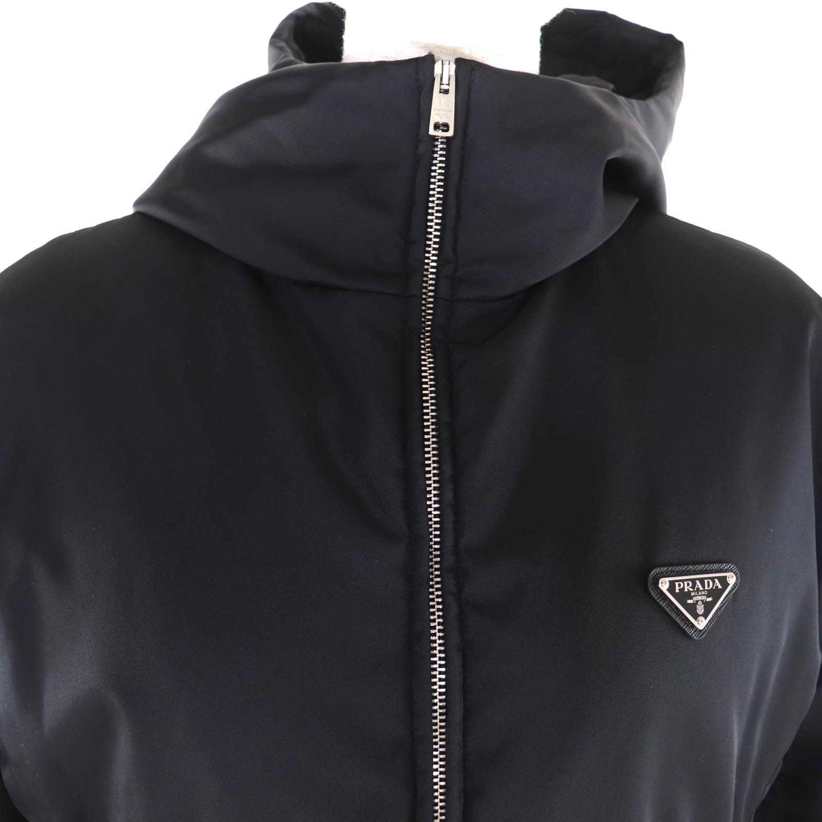 Prada Prada PRADA Recycled Polyamide Down Coat Textile Outerwear DUTY FREE for USA Size ONE SIZE - 4 Thumbnail