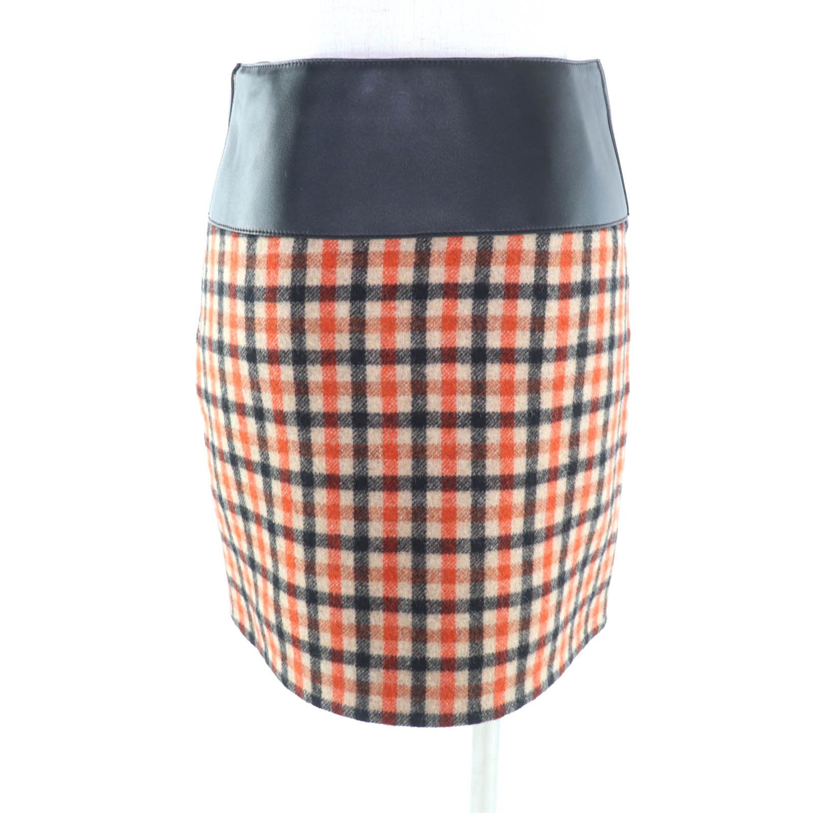 Hermes Hermes Hermès 3H0322DE Cashmere Wool Lamb Leather Skirt 34 Textile Skirts DUTY FREE for USA Size ONE SIZE - 4 Thumbnail