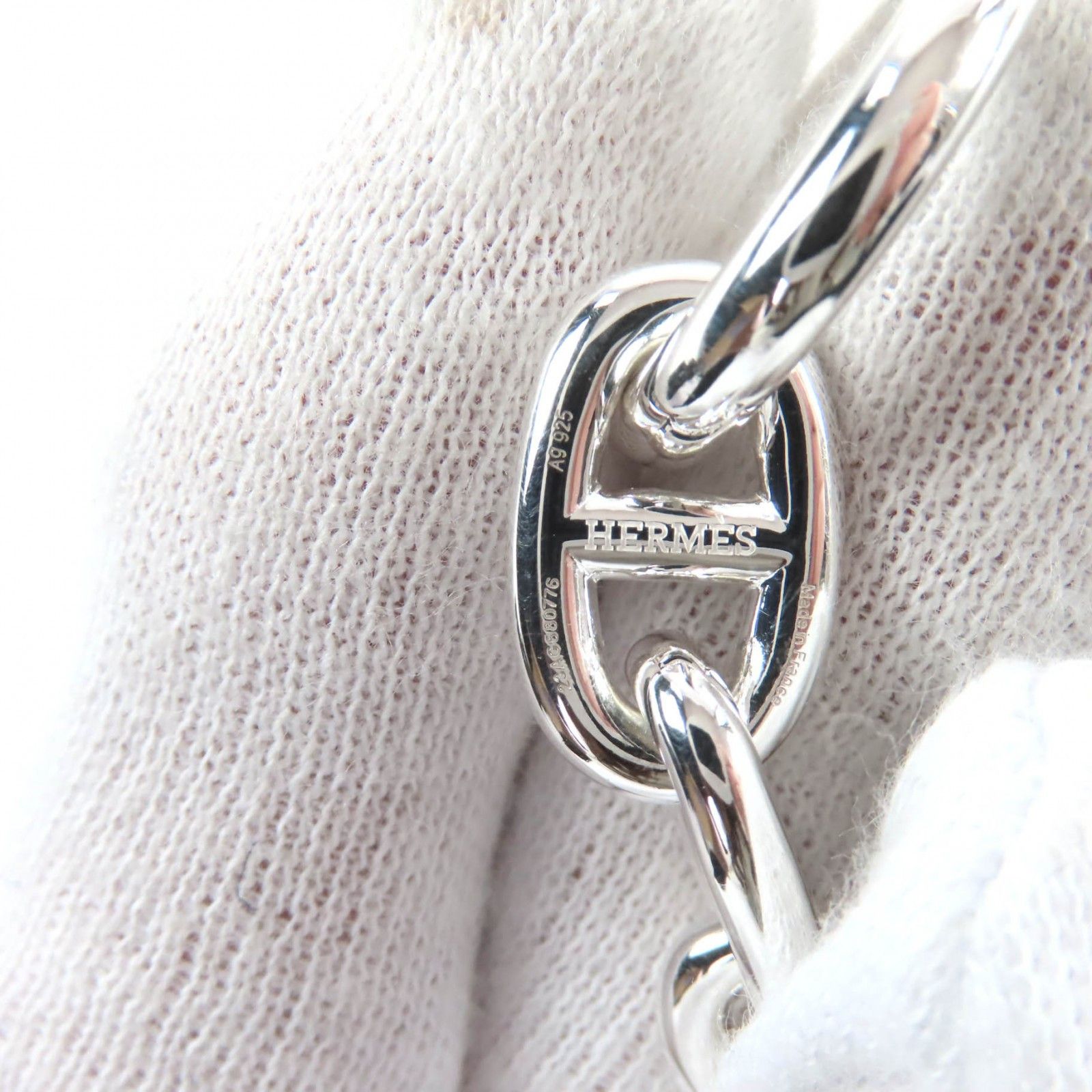 Hermes Hermes Hermès Chaine d'Ancre MM AG925 Bracelet Precious Metal Bracelet DUTY FREE for USA Size ONE SIZE - 6 Thumbnail