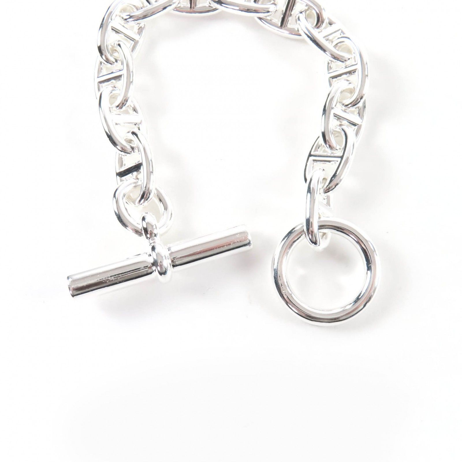 Hermes Hermes Hermès Chaine d'Ancre MM AG925 Bracelet Precious Metal Bracelet DUTY FREE for USA Size ONE SIZE - 5 Thumbnail