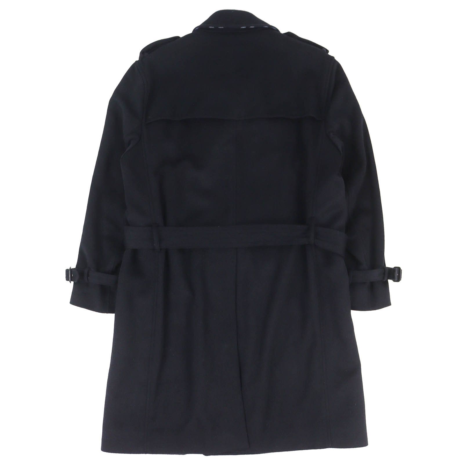 Burberry Burberry Burberry Belted logo-button Double-breasted Cashmere Coat Textile Outerwear DUTY FREE for USA Size ONE SIZE - 2 Thumbnail