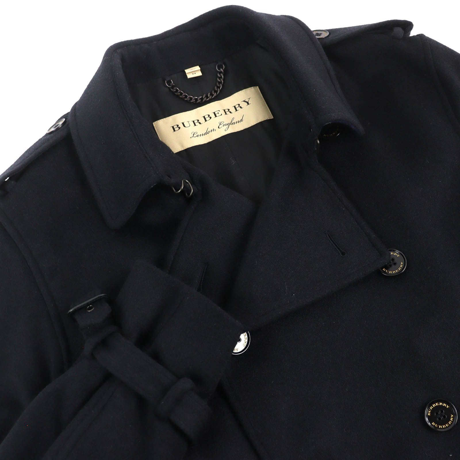 Burberry Burberry Burberry Belted logo-button Double-breasted Cashmere Coat Textile Outerwear DUTY FREE for USA Size ONE SIZE - 4 Thumbnail