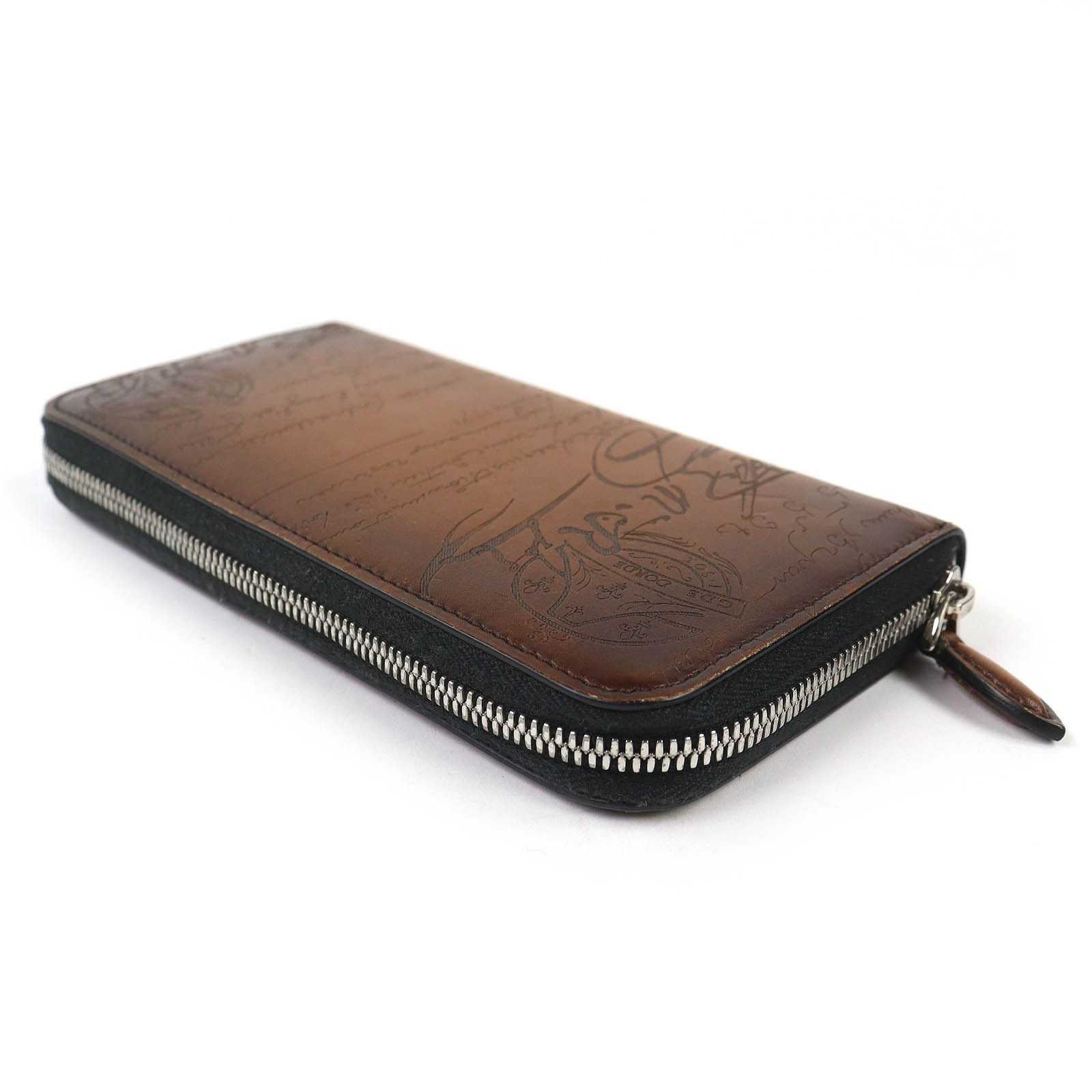 Berluti Berluti Berluti ITAUBA Calligraphy Leather Long Wallet Leather Long Wallet DUTY FREE for USA Size ONE SIZE - 3 Thumbnail