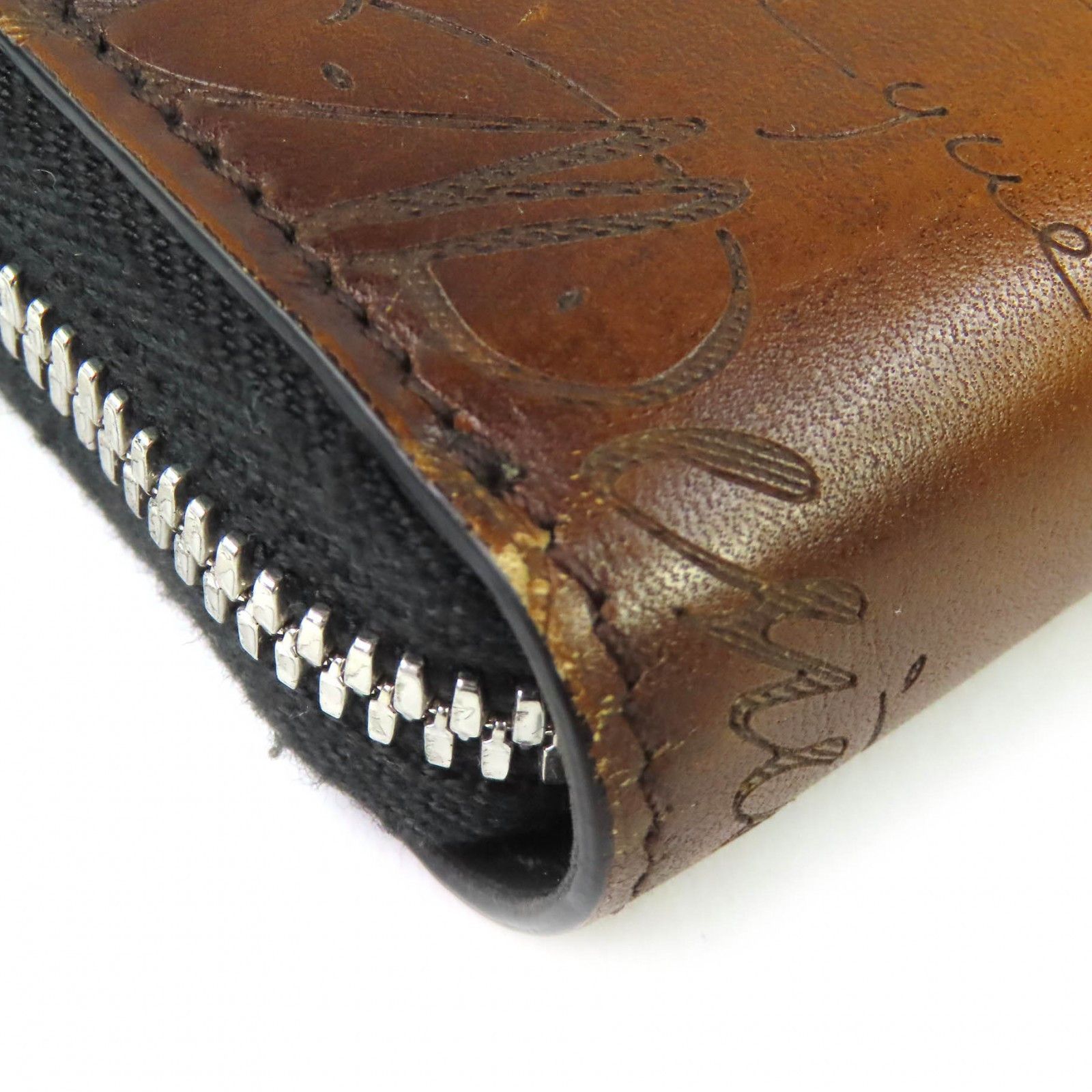 Berluti Berluti Berluti ITAUBA Calligraphy Leather Long Wallet Leather Long Wallet DUTY FREE for USA Size ONE SIZE - 5 Thumbnail