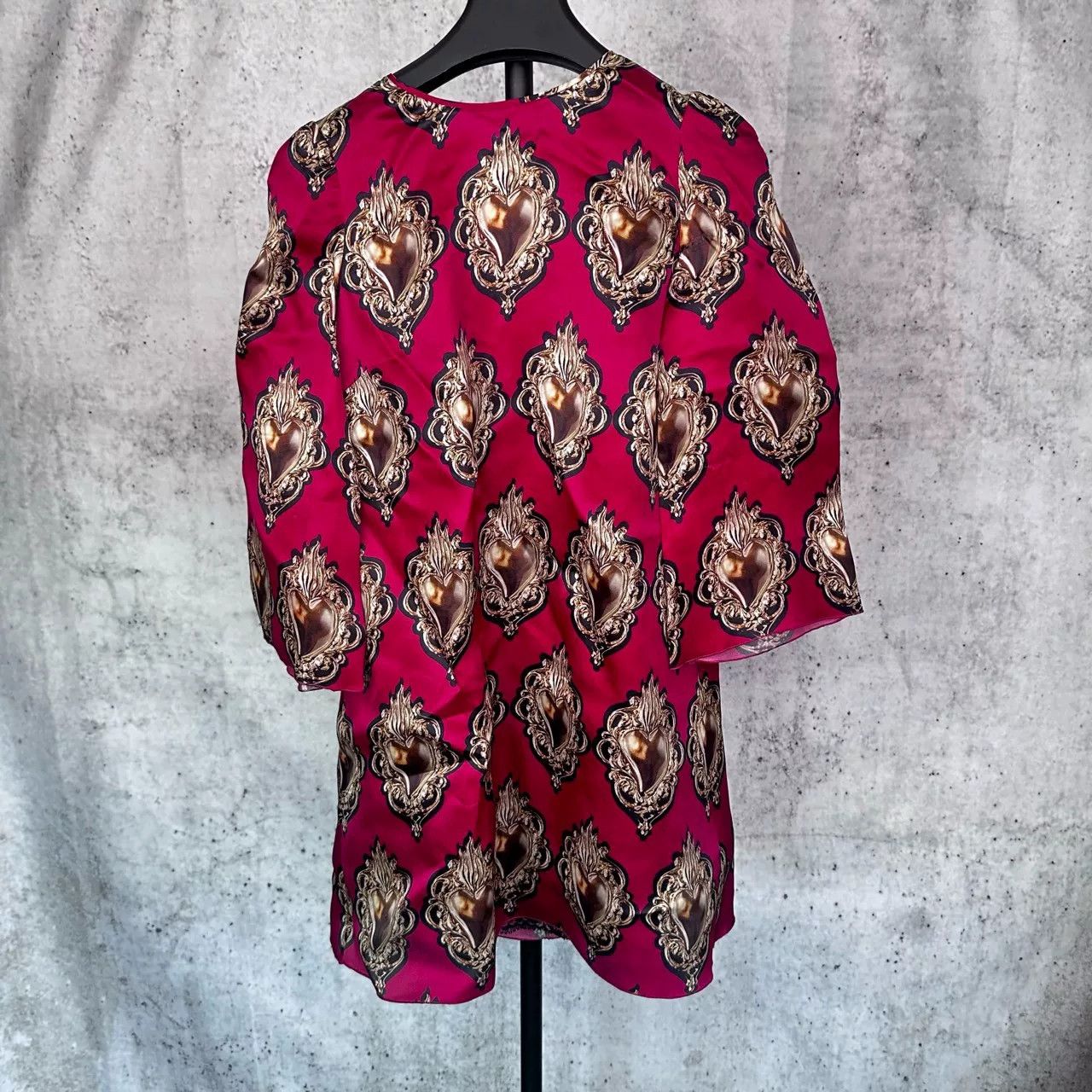Dolce & Gabbana Dolce & Gabbana Runway Red Sacred Heart Dress Size S / US 4 / IT 40 - 2 Thumbnail