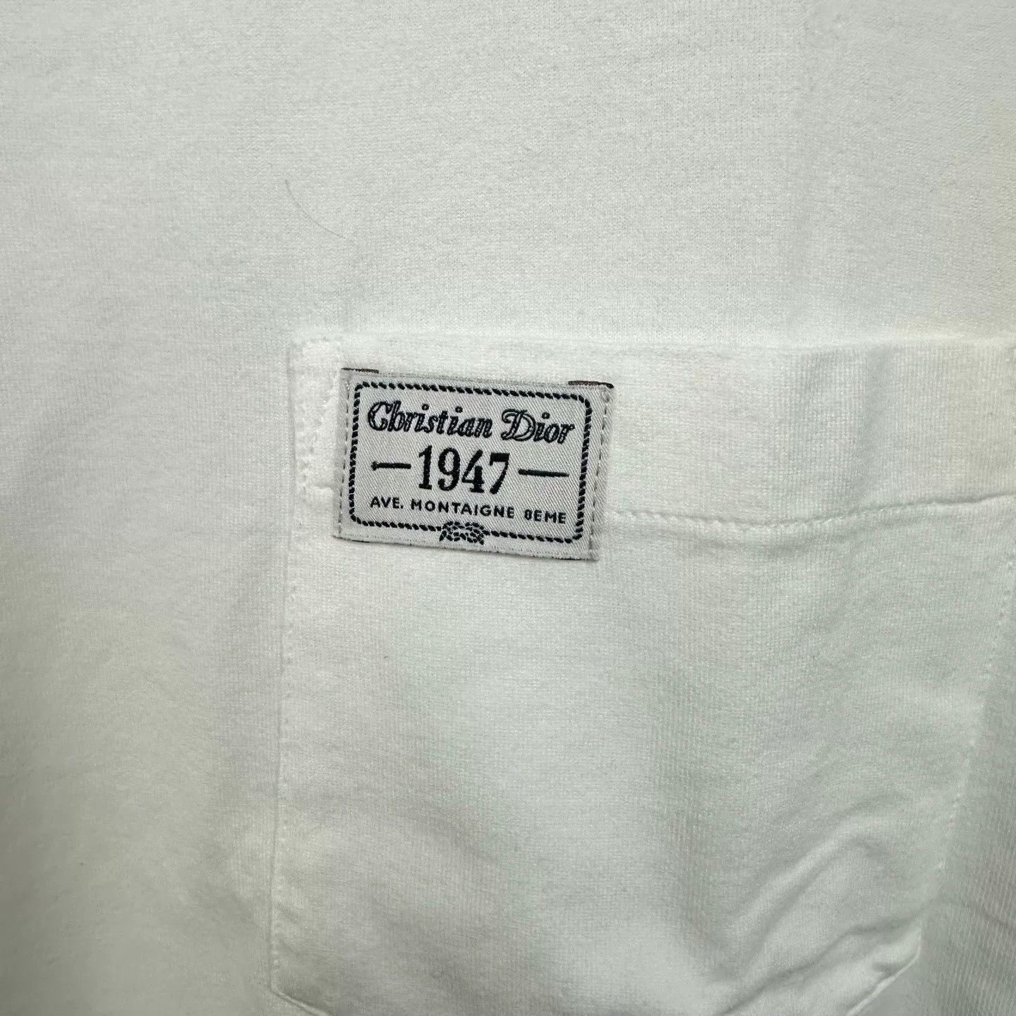 Dior Dior 1947 Embroidered Logo White Short-Sleeve Size US M / EU 48-50 / 2 - 3 Thumbnail