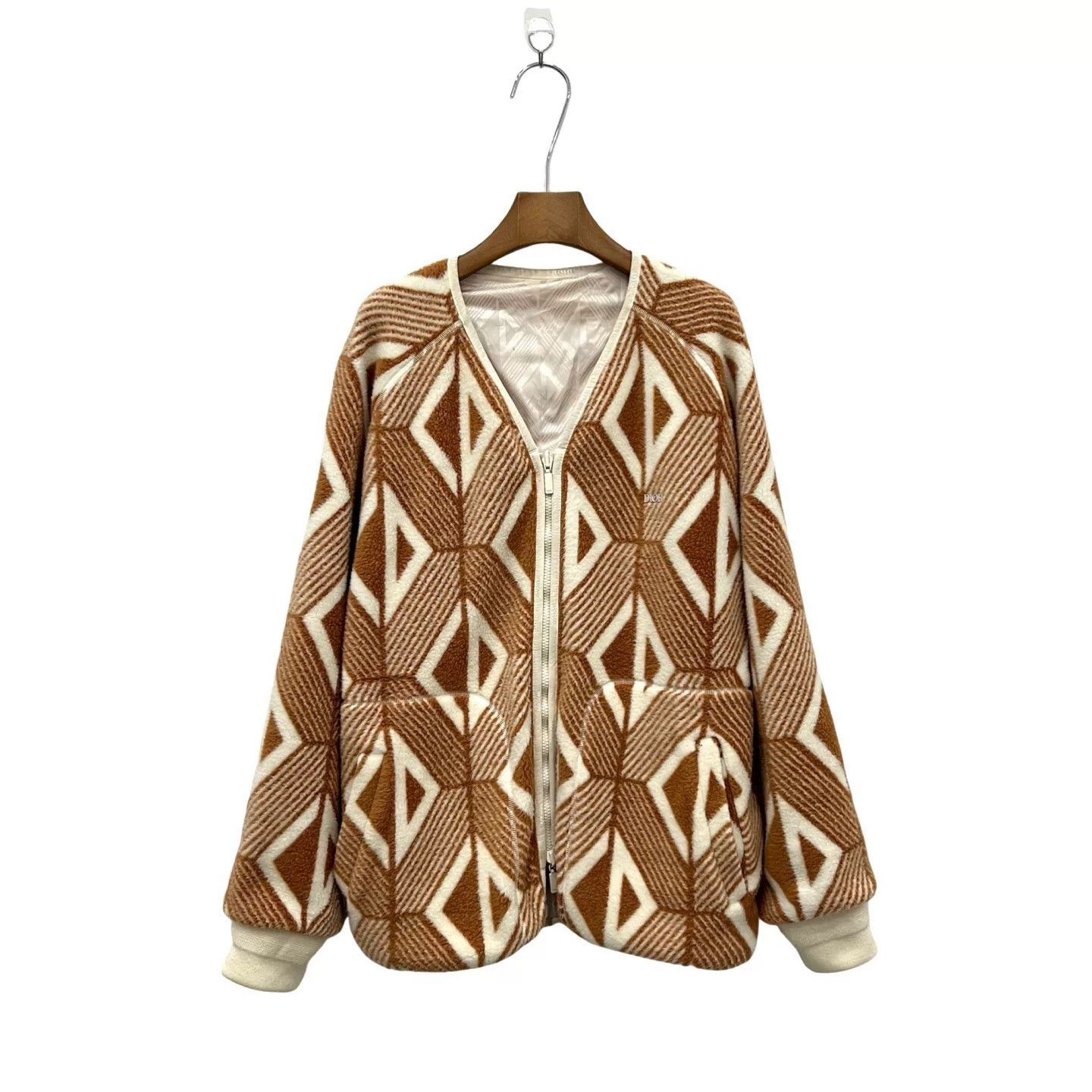 Dior Dior All-Over Geometric CD Double-Sided Coat Size US XL / EU 56 / 4 - 2 Thumbnail