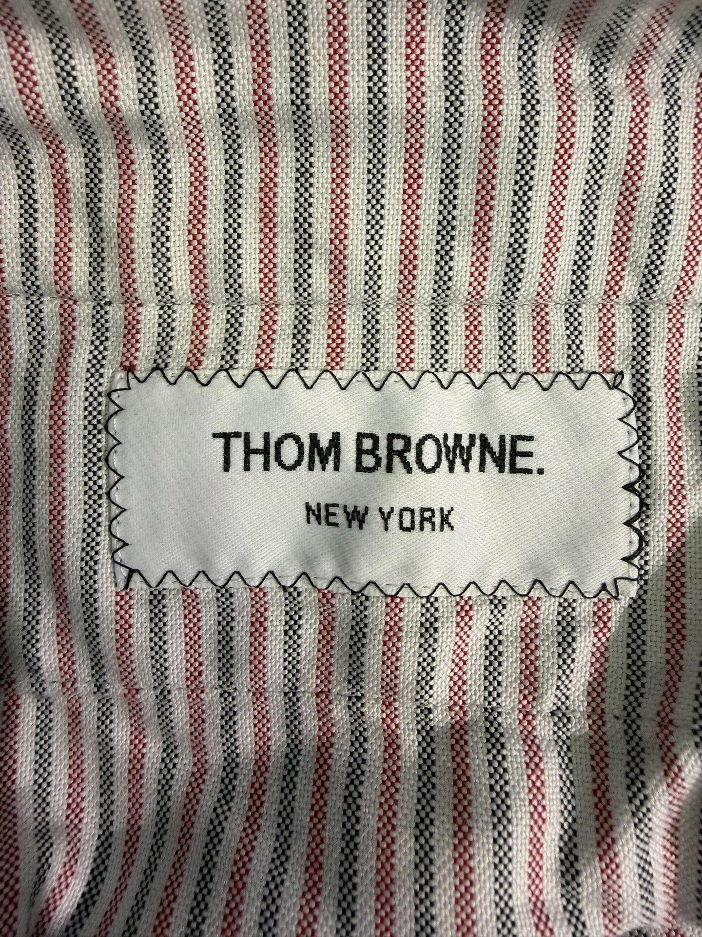 Thom Browne Thom Browne TB Navy Striped Trousers Size US 26 / EU 42 - 4 Thumbnail