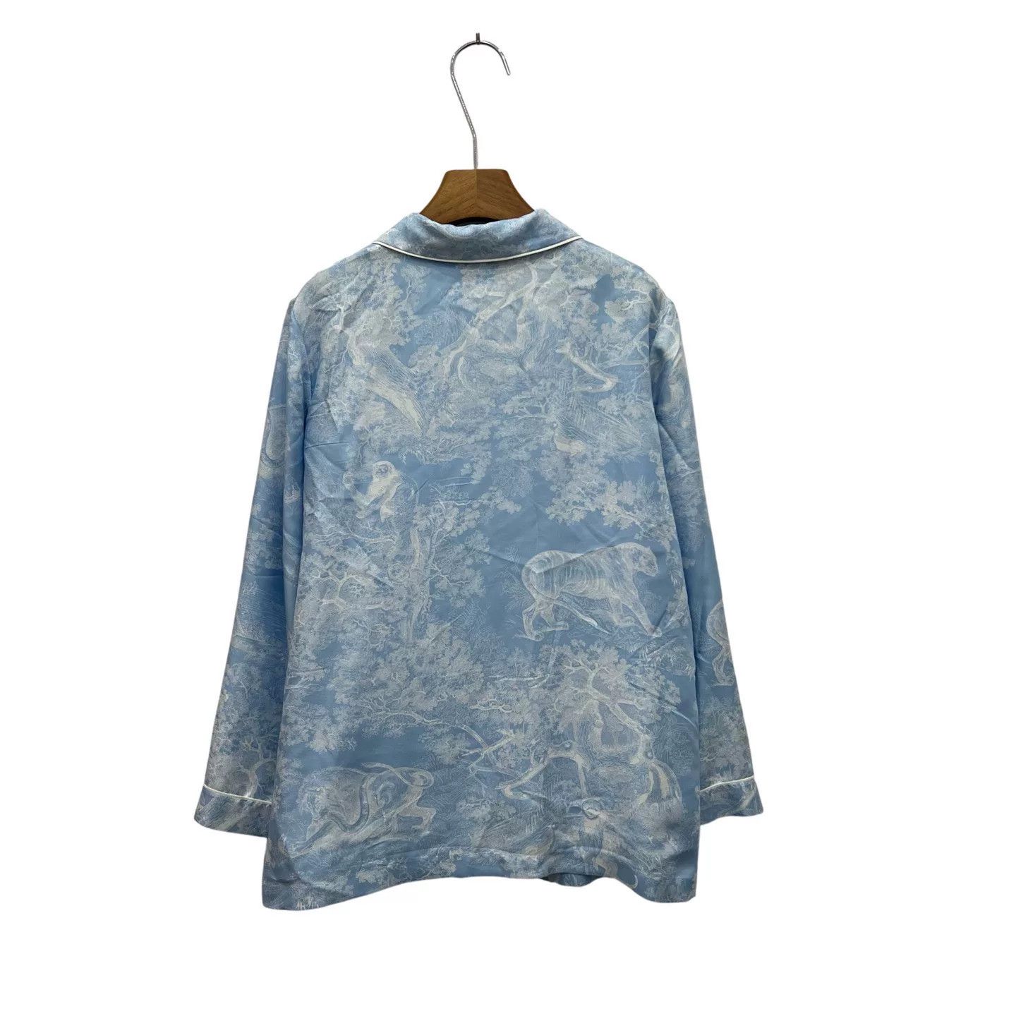 Dior Dior Zoo Silk Shirt Size US XXS / EU 40 - 2 Thumbnail