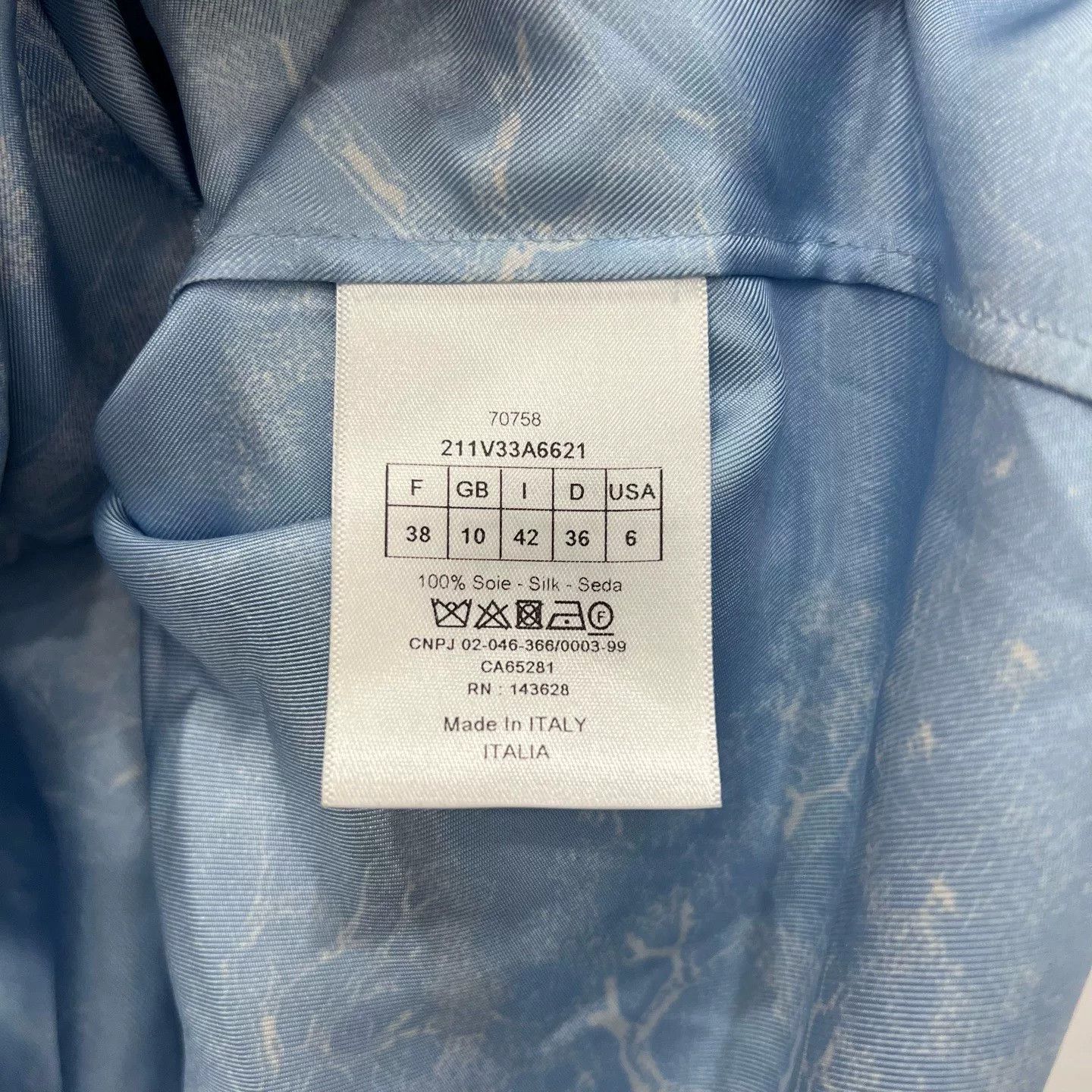 Dior Dior Zoo Silk Shirt Size US XXS / EU 40 - 5 Thumbnail