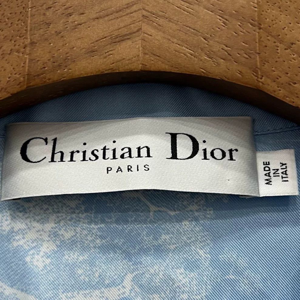 Dior Dior Zoo Silk Shirt Size US XXS / EU 40 - 4 Thumbnail