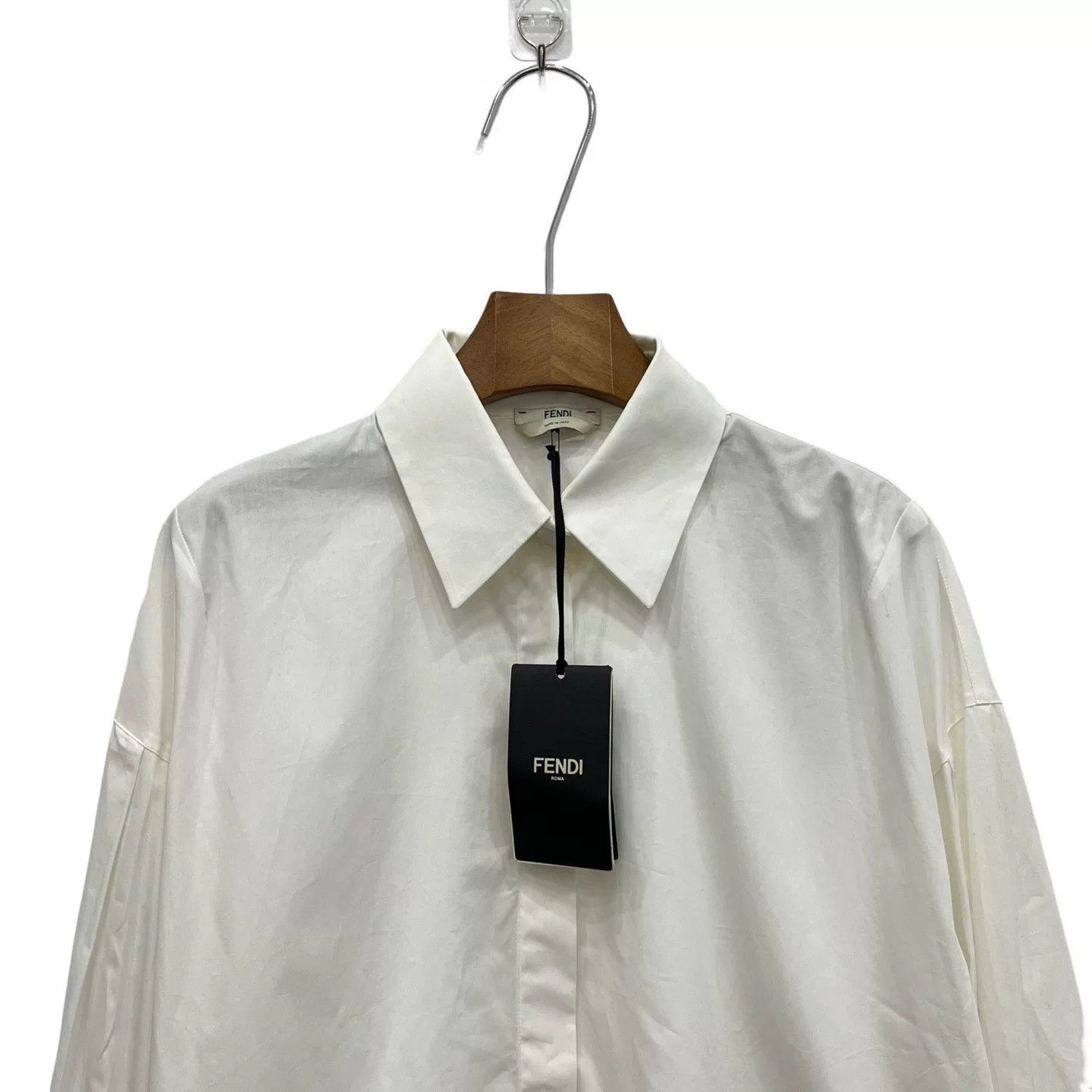 Fendi FENDI White Shirt Size 42 Size US XS / EU 42 / 0 - 3 Thumbnail
