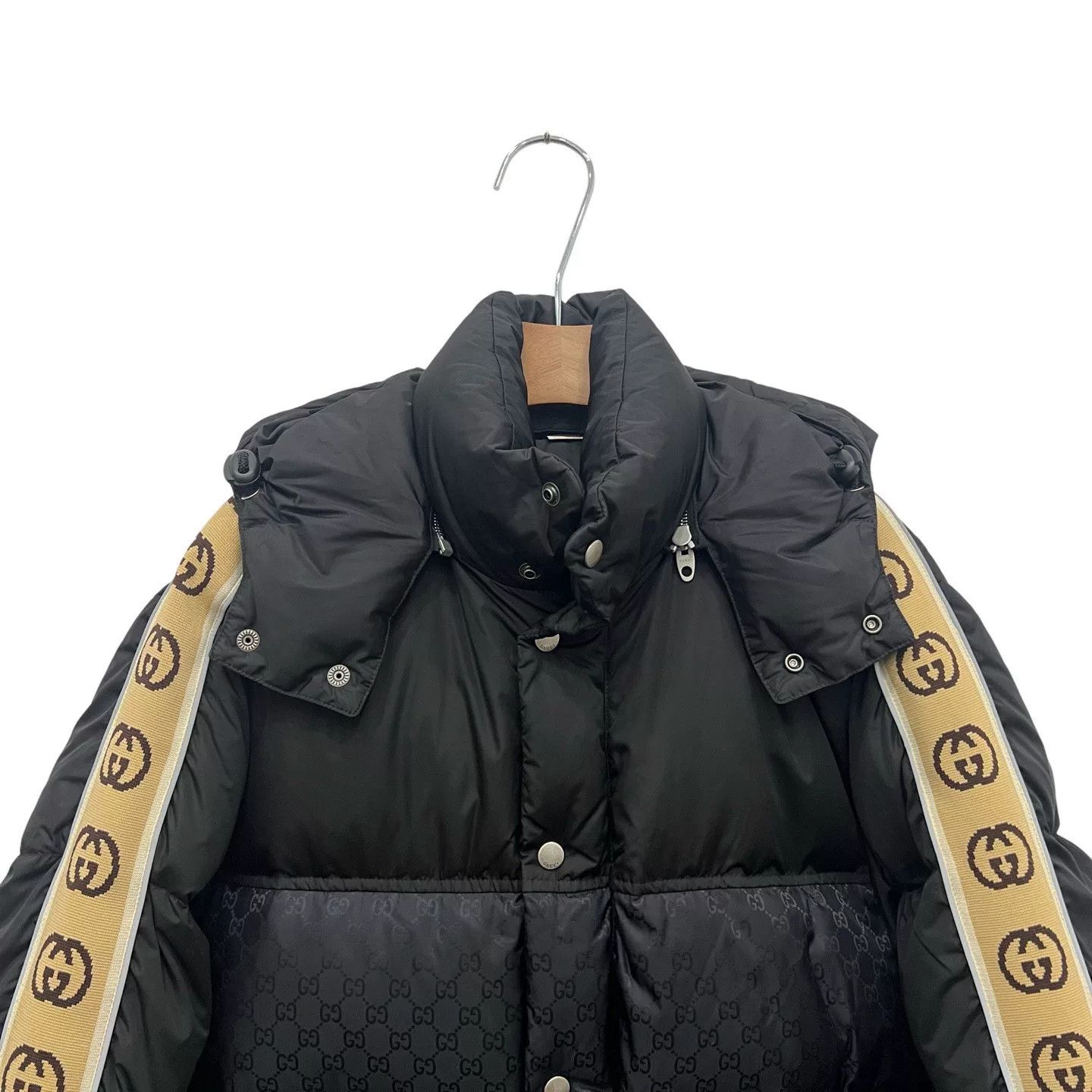 Gucci Gucci Nylon All-Over Logo Down Jacket Size US S / EU 44-46 / 1 - 3 Thumbnail
