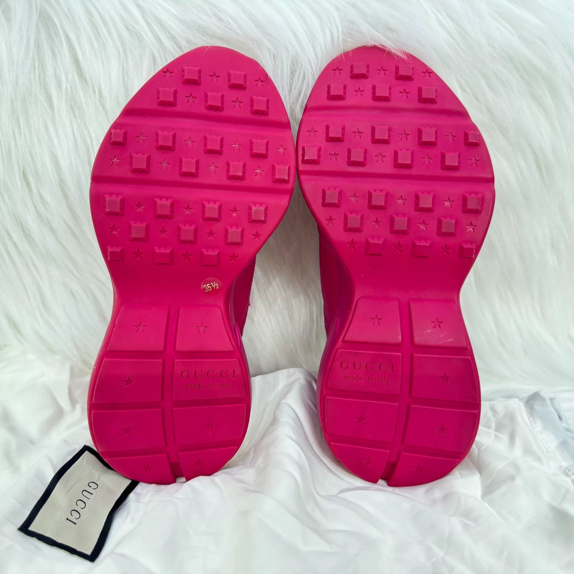 Gucci Gucci Pink Belt Dad Shoes Size US 5 / IT 35 - 4 Thumbnail