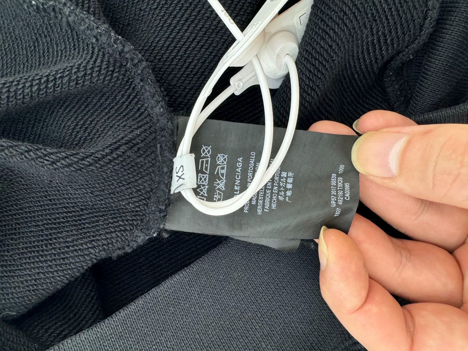 Balenciaga Balenciaga Logo Hoodie Size US XS / EU 42 / 0 - 5 Thumbnail