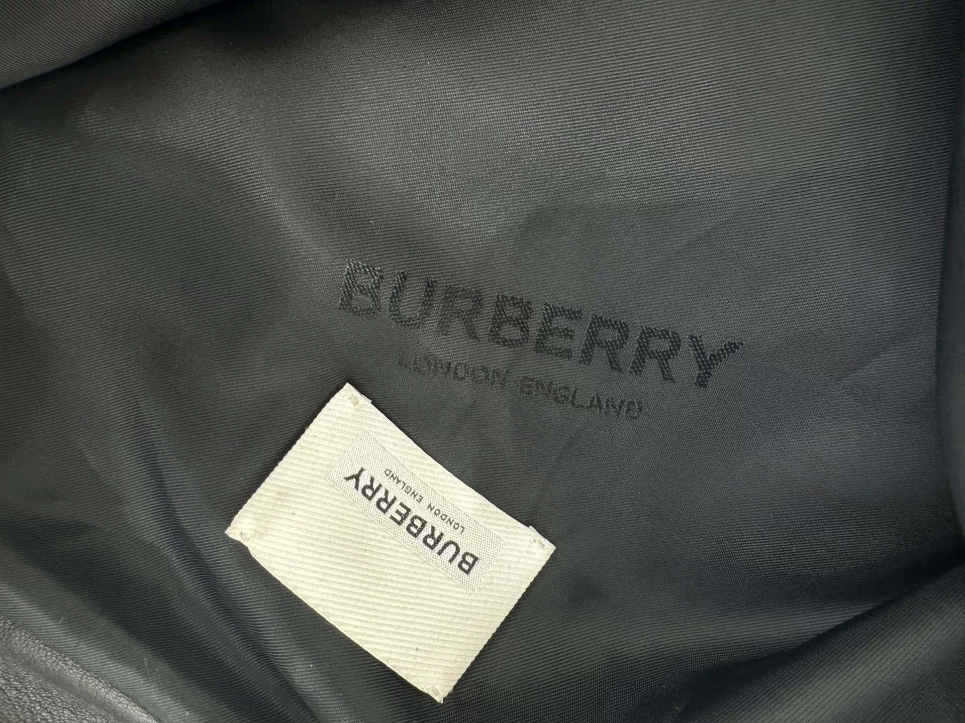 Burberry Burberry Leather Patch Logo Half-Zip Jacket Size US S / EU 44-46 / 1 - 4 Thumbnail