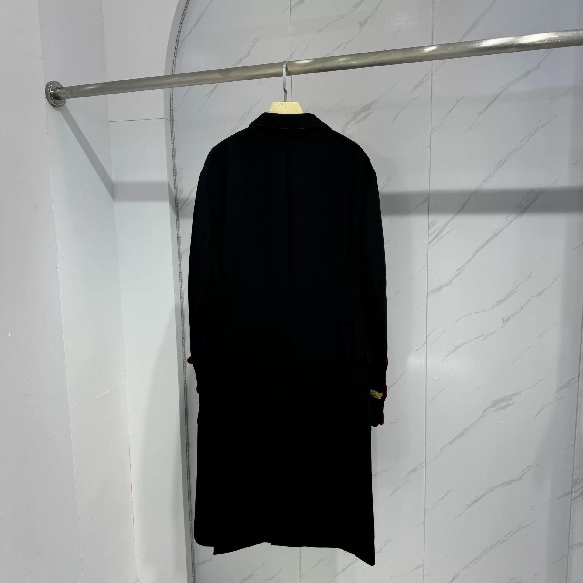 Givenchy Givenchy Runway Black Trench Coat Size US XXS / EU 40 - 2 Thumbnail