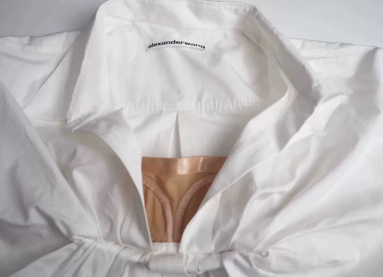 Alexander Wang Alexander Wang Asymmetric White Shirt Size XS / US 0-2 / IT 36-38 - 3 Thumbnail