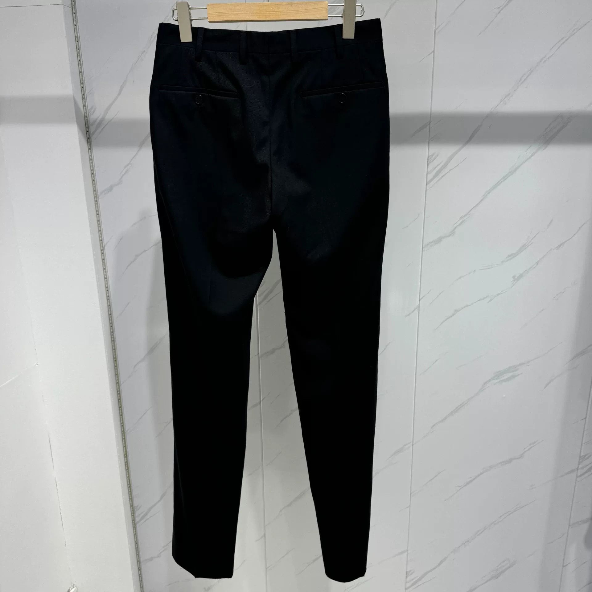 Prada Prada Black Wool Trousers Show Style Size US 28 / EU 44 - 2 Thumbnail