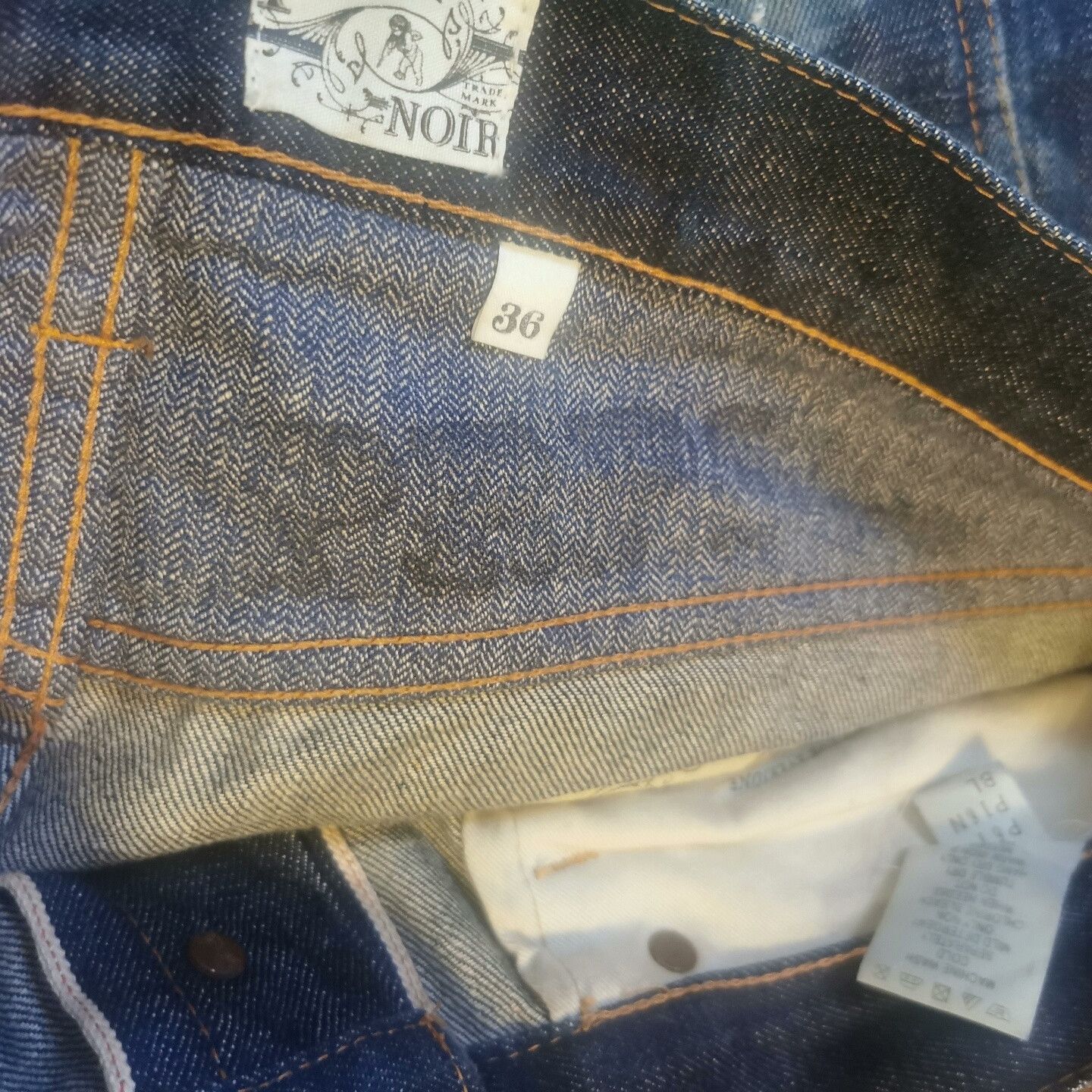 Vintage Straight Purple Denim Jeans Size US 32 / EU 48 - 5 Thumbnail