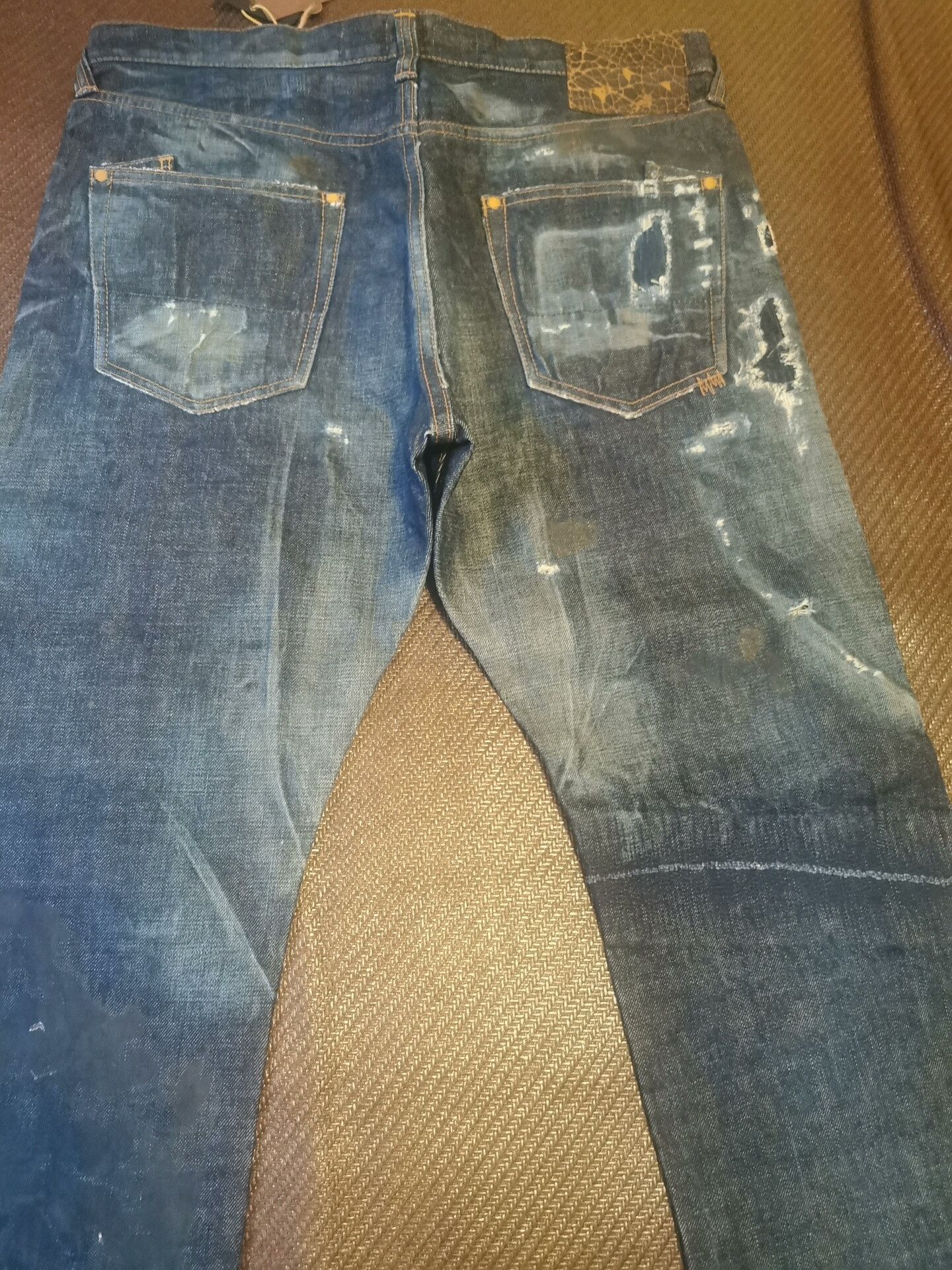 Vintage Straight Purple Denim Jeans Size US 32 / EU 48 - 3 Thumbnail