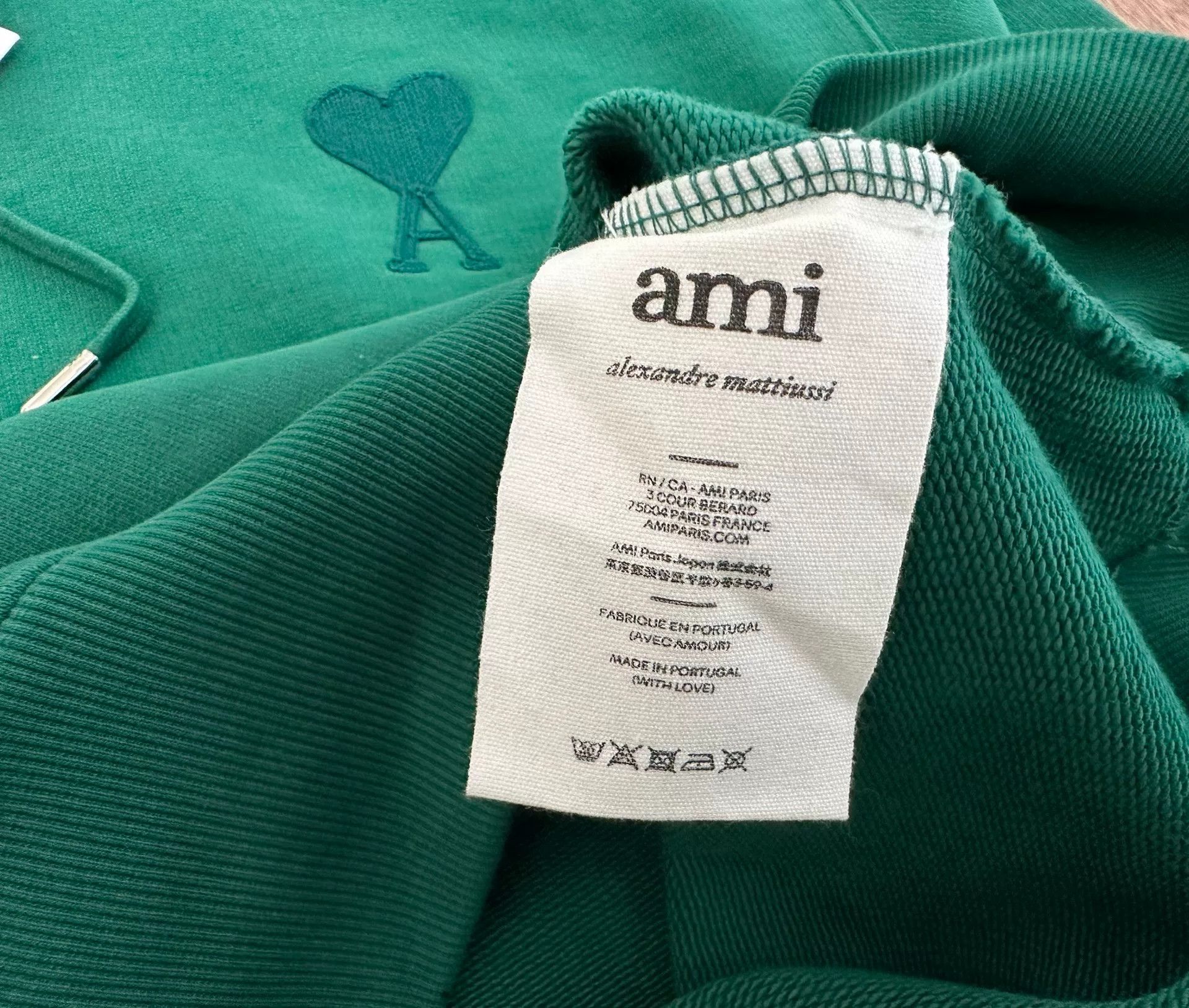 AMI AMI 21SS Embroidered Heart Hoodie Size US M / EU 48-50 / 2 - 3 Thumbnail