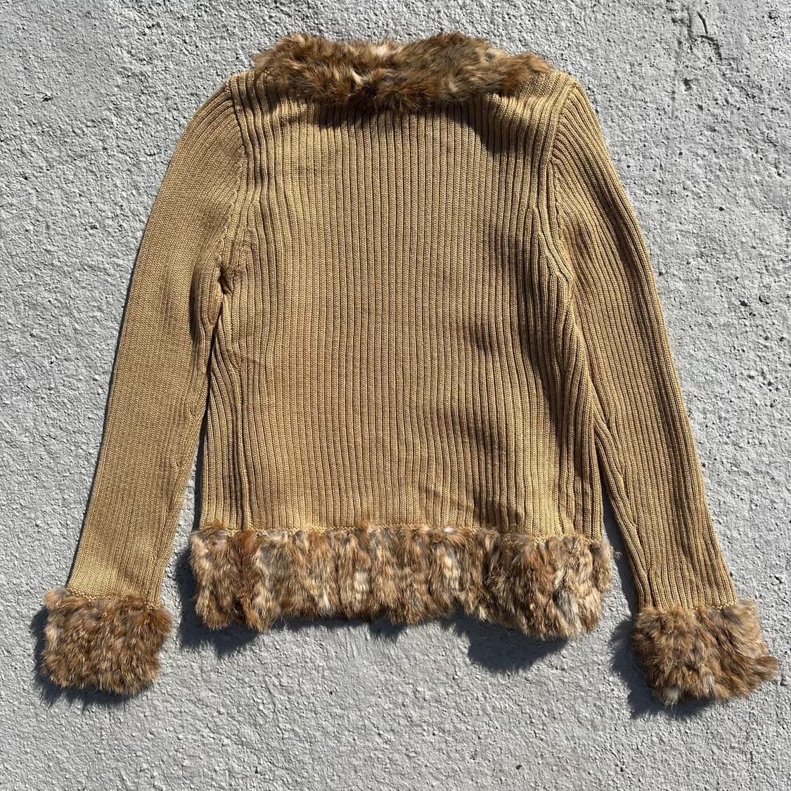 Vintage Glamorous Vintage Knit Cardigan Jacket Size S / US 4 / IT 40 - 6 Thumbnail