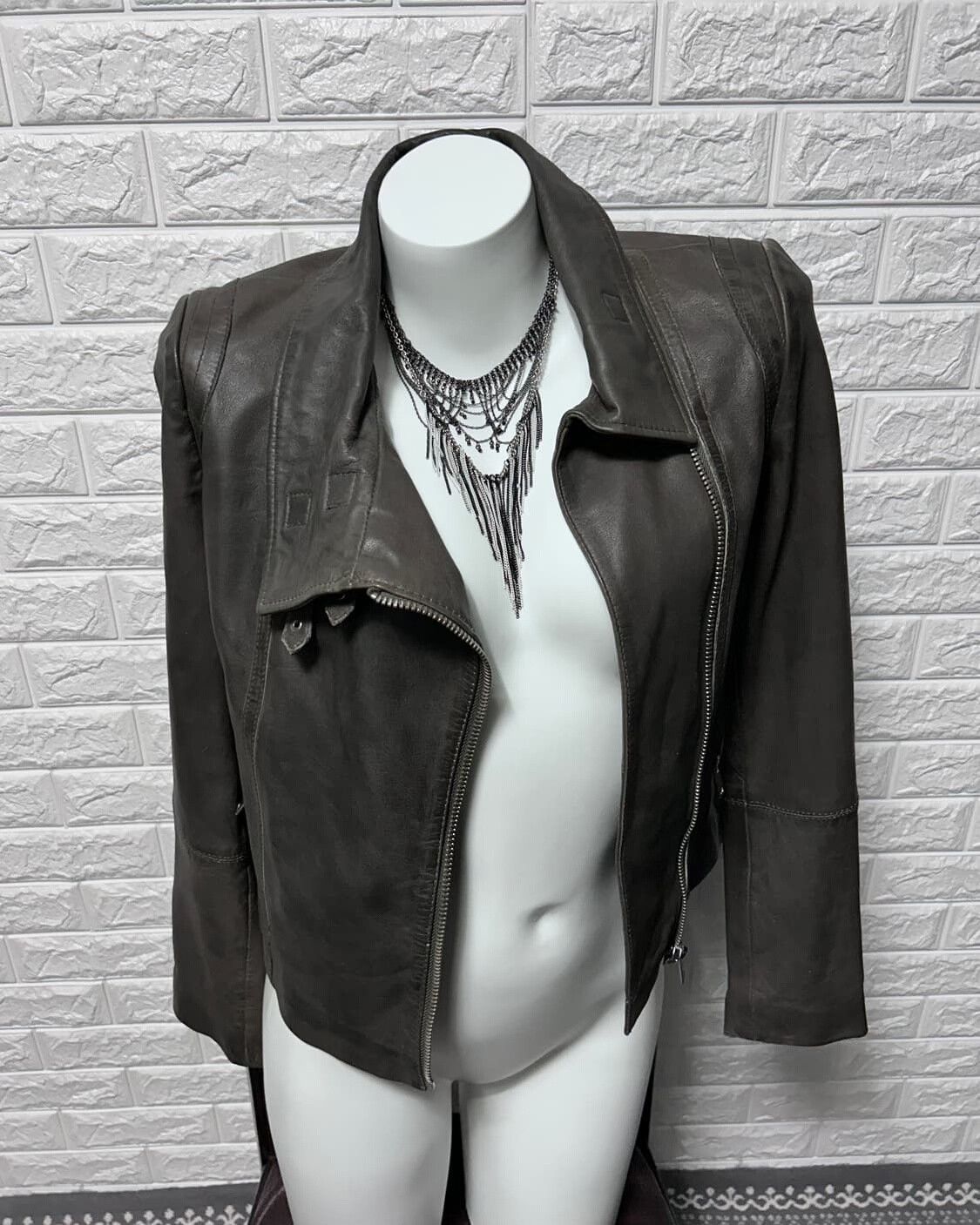 Vintage Vintage Houston Leather Jacket Size US S / EU 44-46 / 1 - 5 Thumbnail