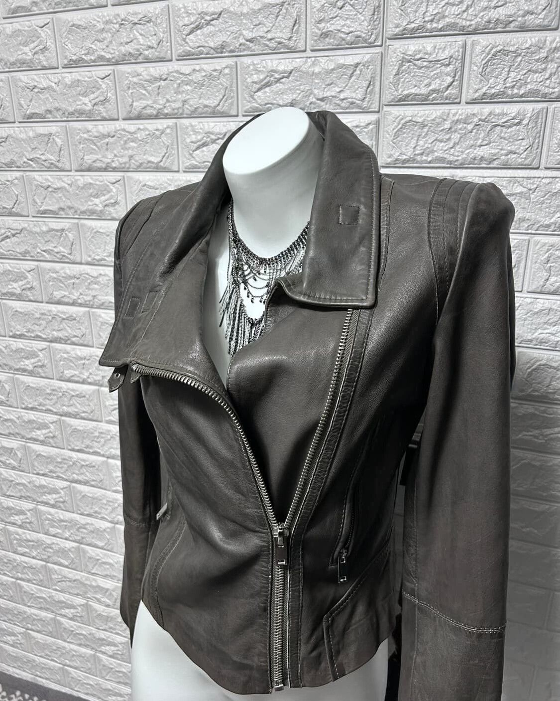 Vintage Vintage Houston Leather Jacket Size US S / EU 44-46 / 1 - 2 Thumbnail