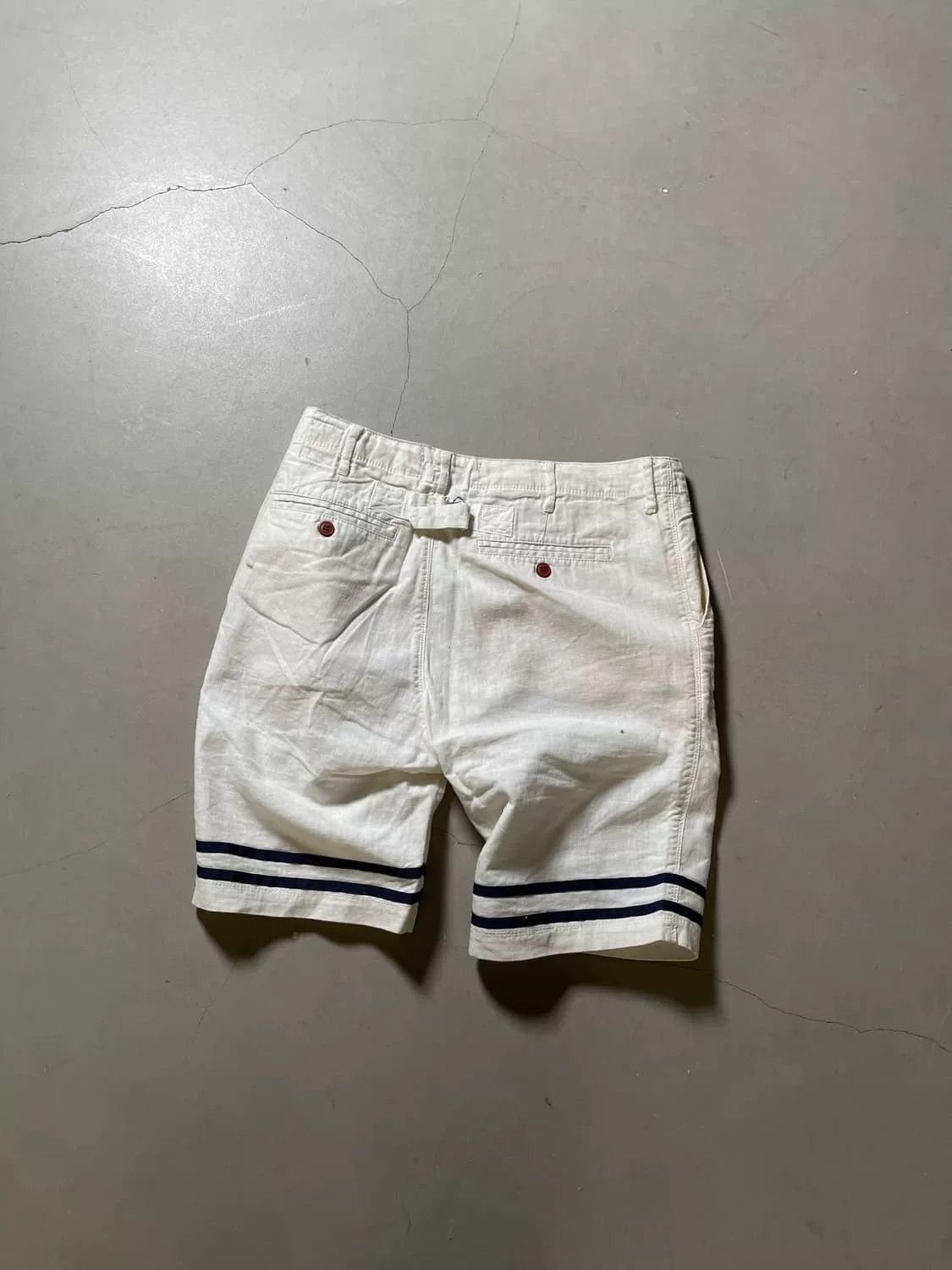 Vintage Vintage 90s Retro Sailor Shorts Size US 28 / EU 44 - 2 Thumbnail