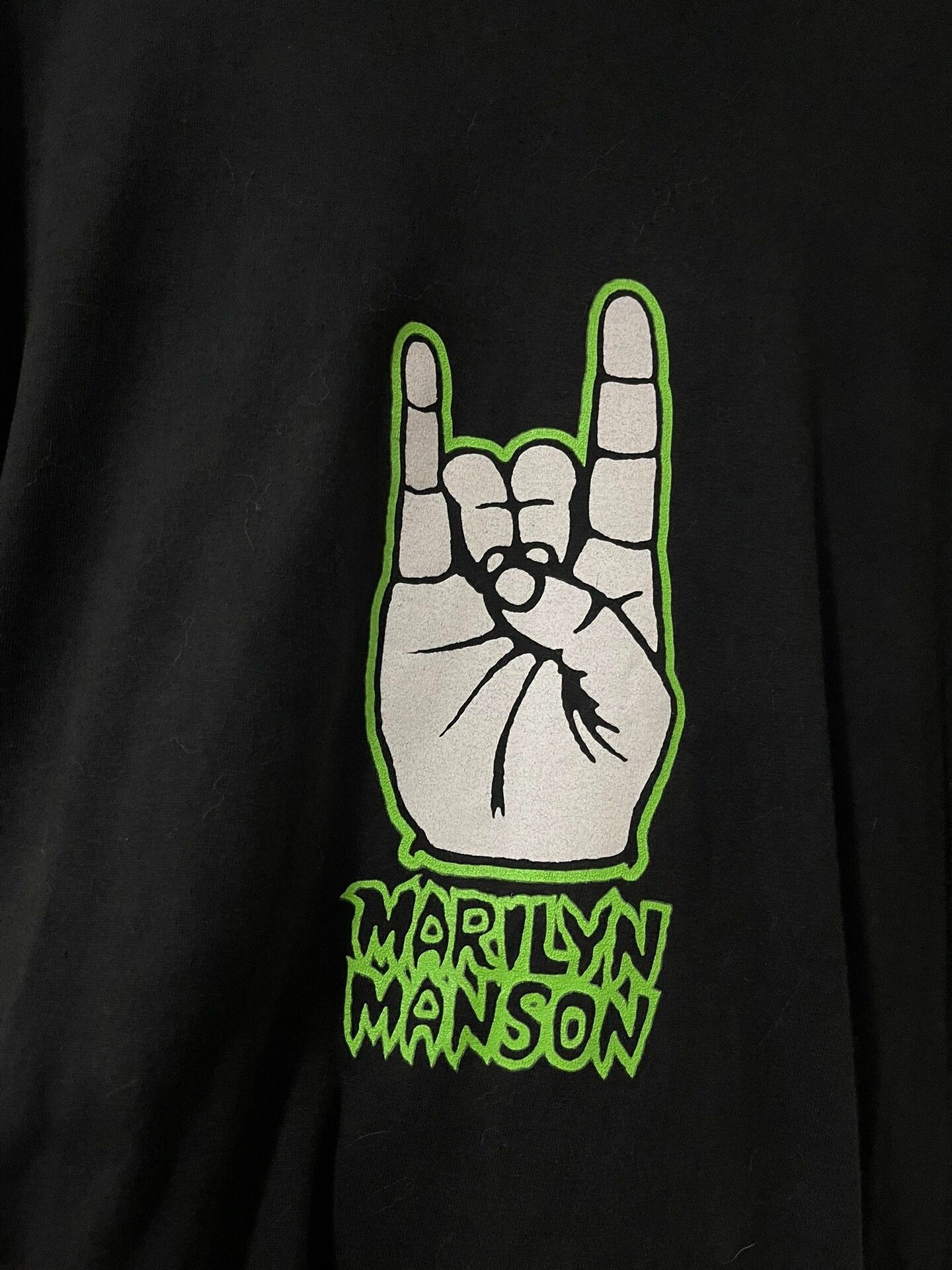 Vintage Marilyn Manson 1995 Vintage T-Shirt Size US XL / EU 56 / 4 - 3 Thumbnail