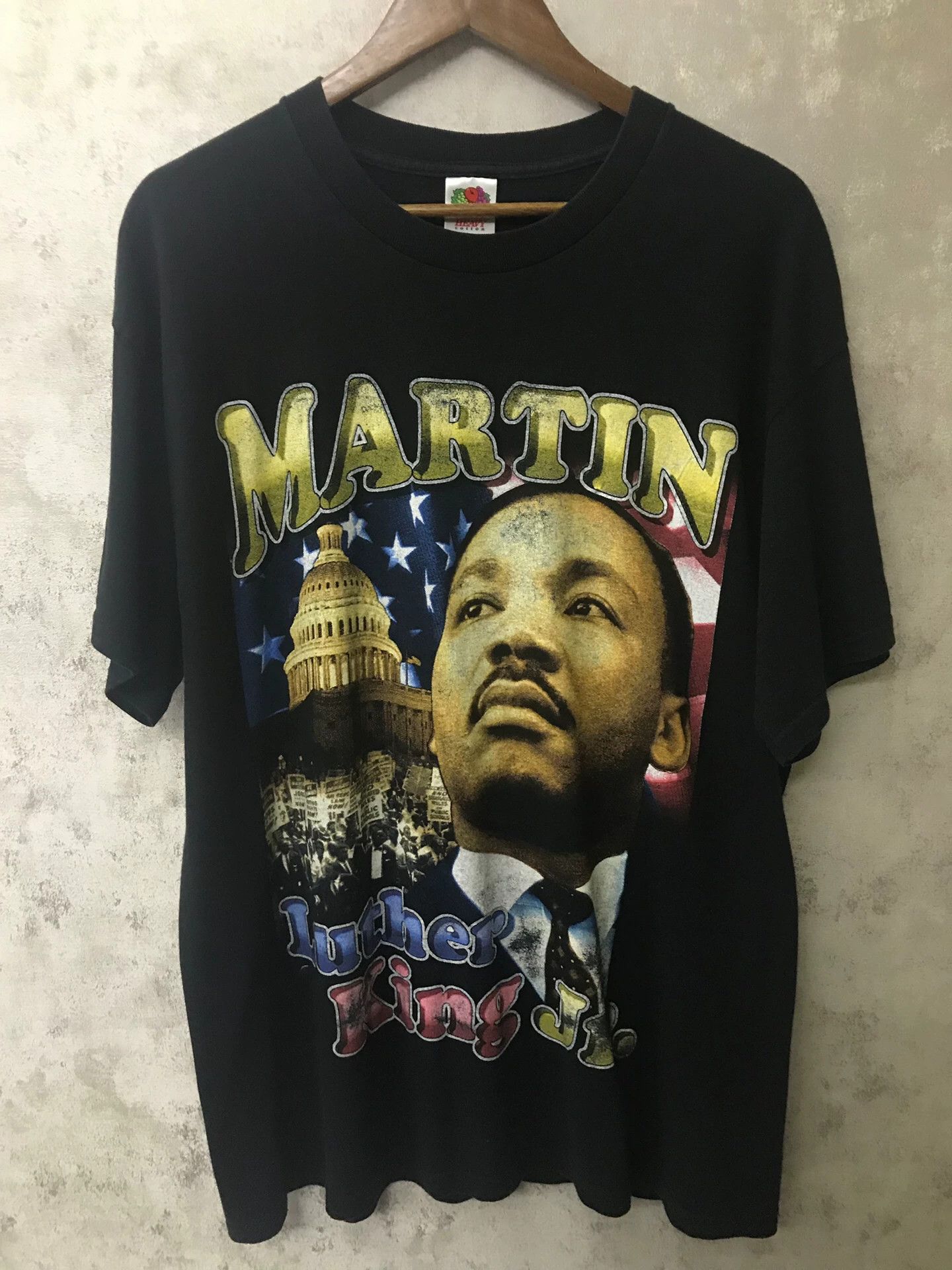 Vintage Vintage 2Pac Martin Luther King Rap Tee Size US XL / EU 56 / 4 - 2 Thumbnail