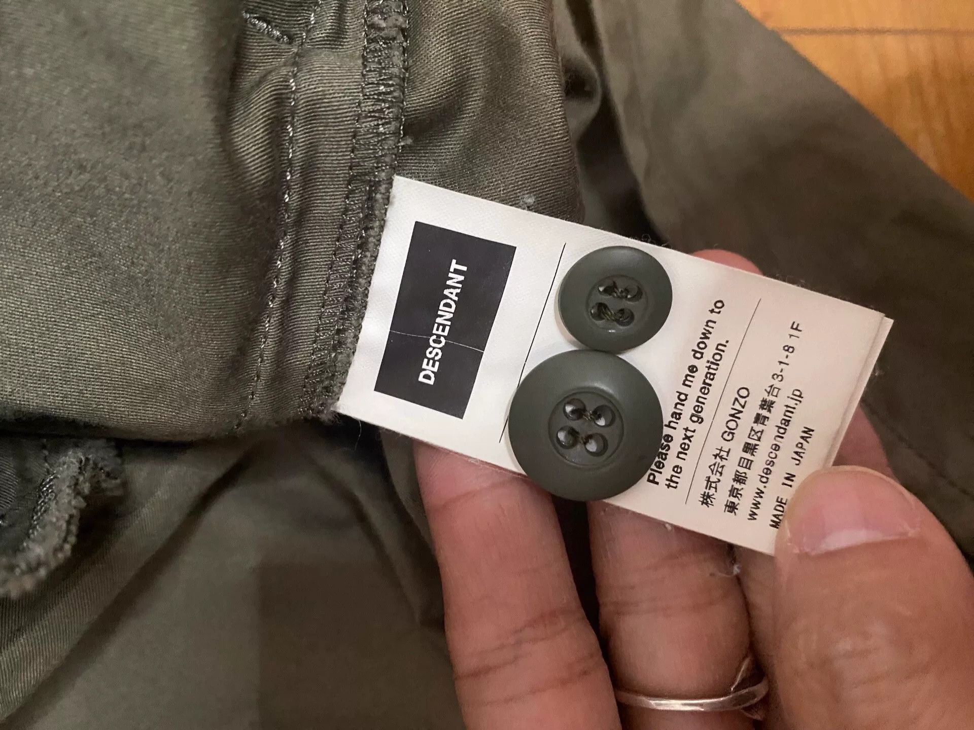 Descendant DESCENDANT Pocket Jacket Coat Size US L / EU 52-54 / 3 - 4 Thumbnail