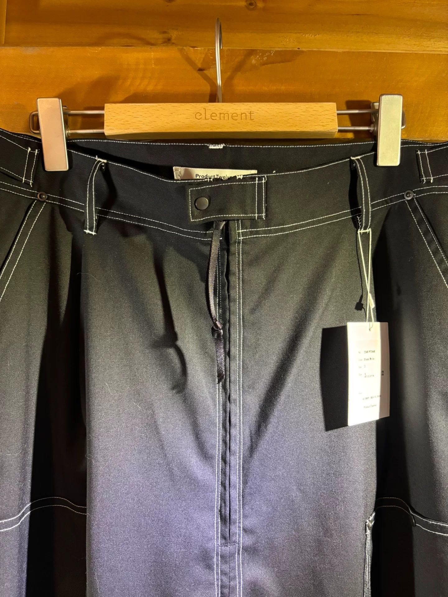 Vintage Functional Wide-Leg Wool Lumber Pants Size US 34 / EU 50 - 2 Thumbnail