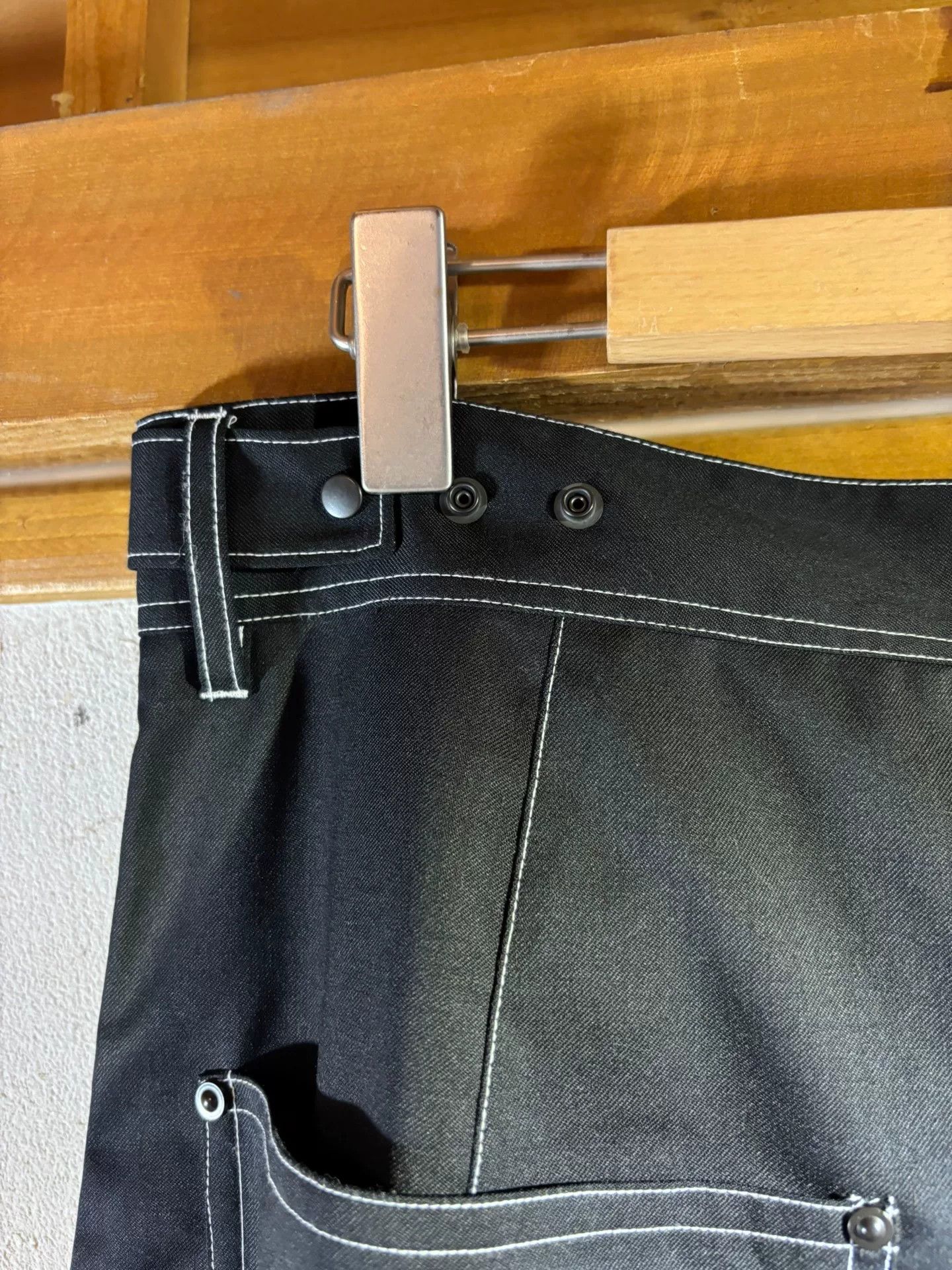 Vintage Functional Wide-Leg Wool Lumber Pants Size US 34 / EU 50 - 6 Thumbnail