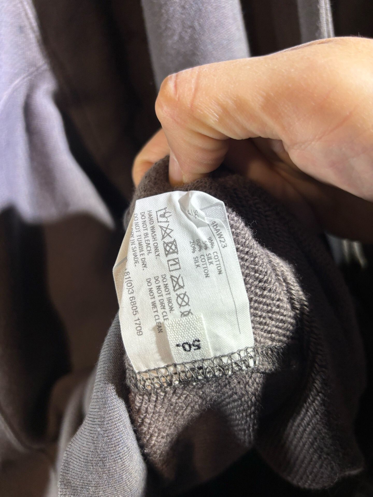 Takahiromiyashita The Soloist. The Soloist Silk Blend Special Cut Sweatshirt Size US M / EU 48-50 / 2 - 8 Thumbnail