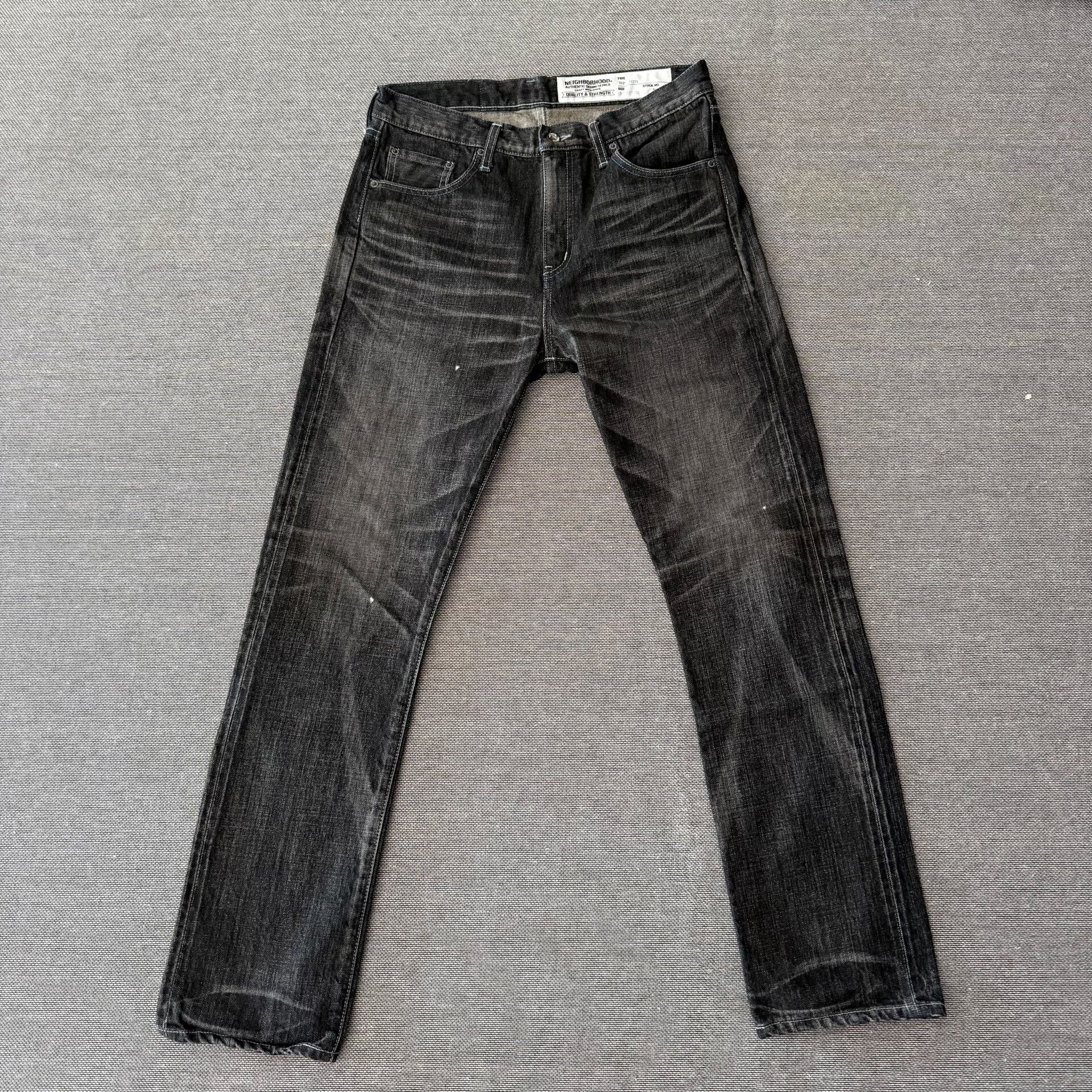 Neighborhood Neighborhood 14AW Basic Washed Jeans Size US 32 / EU 48 - 2 Thumbnail