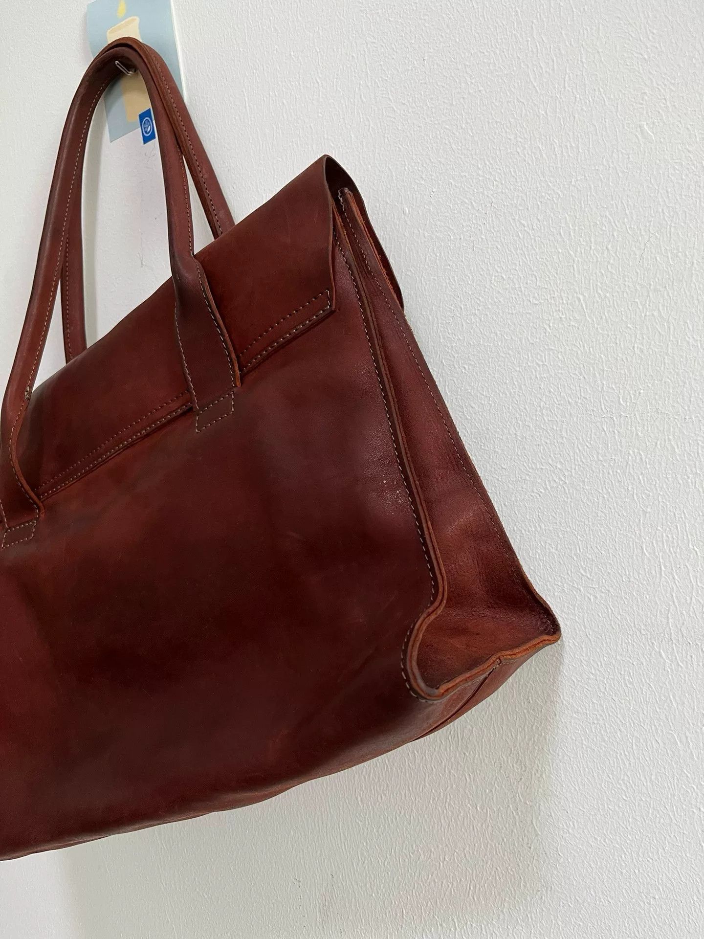 Other Tagliovivo Rust Red Leather Handbag Size ONE SIZE - 4 Thumbnail