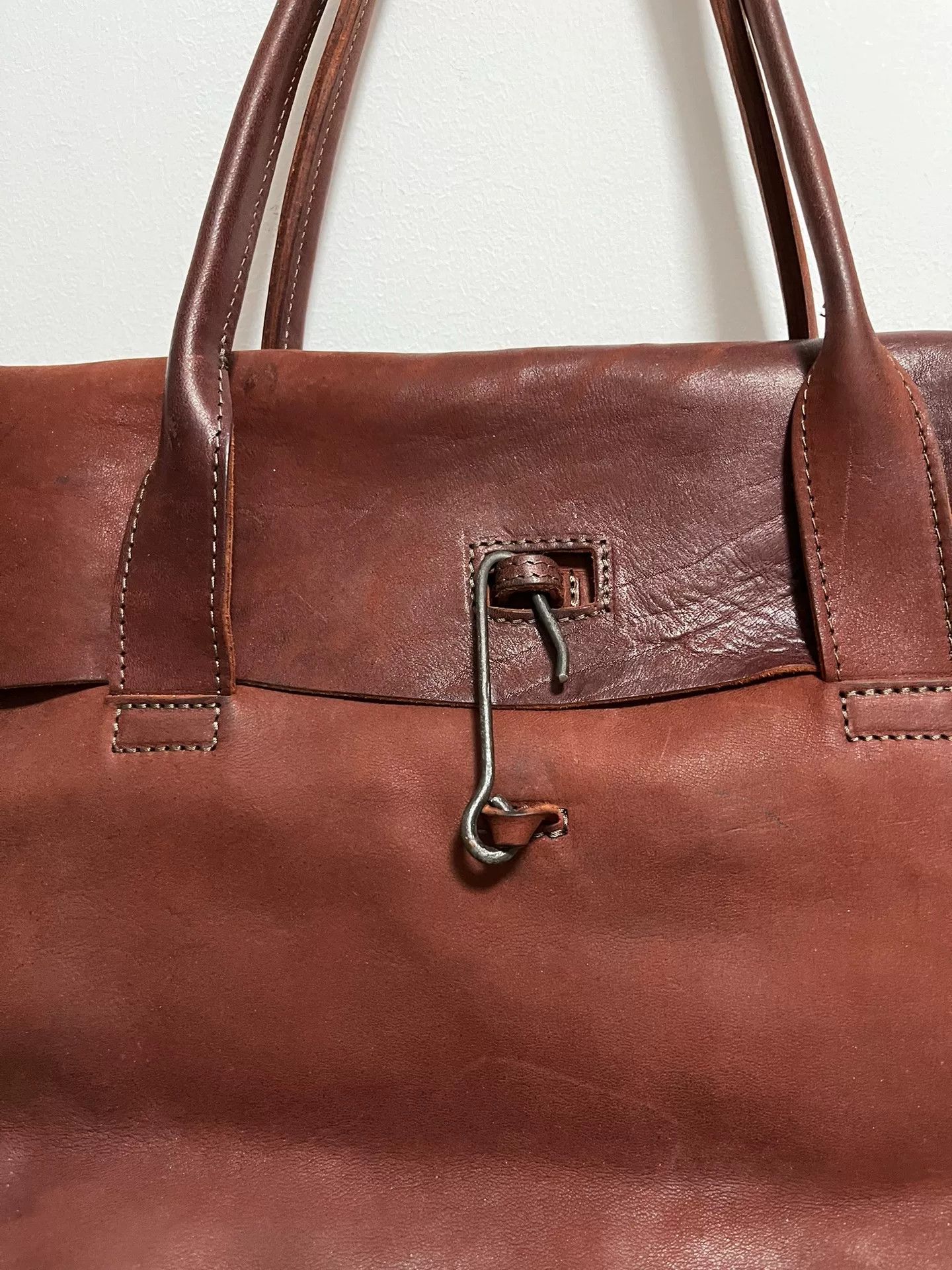Other Tagliovivo Rust Red Leather Handbag Size ONE SIZE - 7 Thumbnail