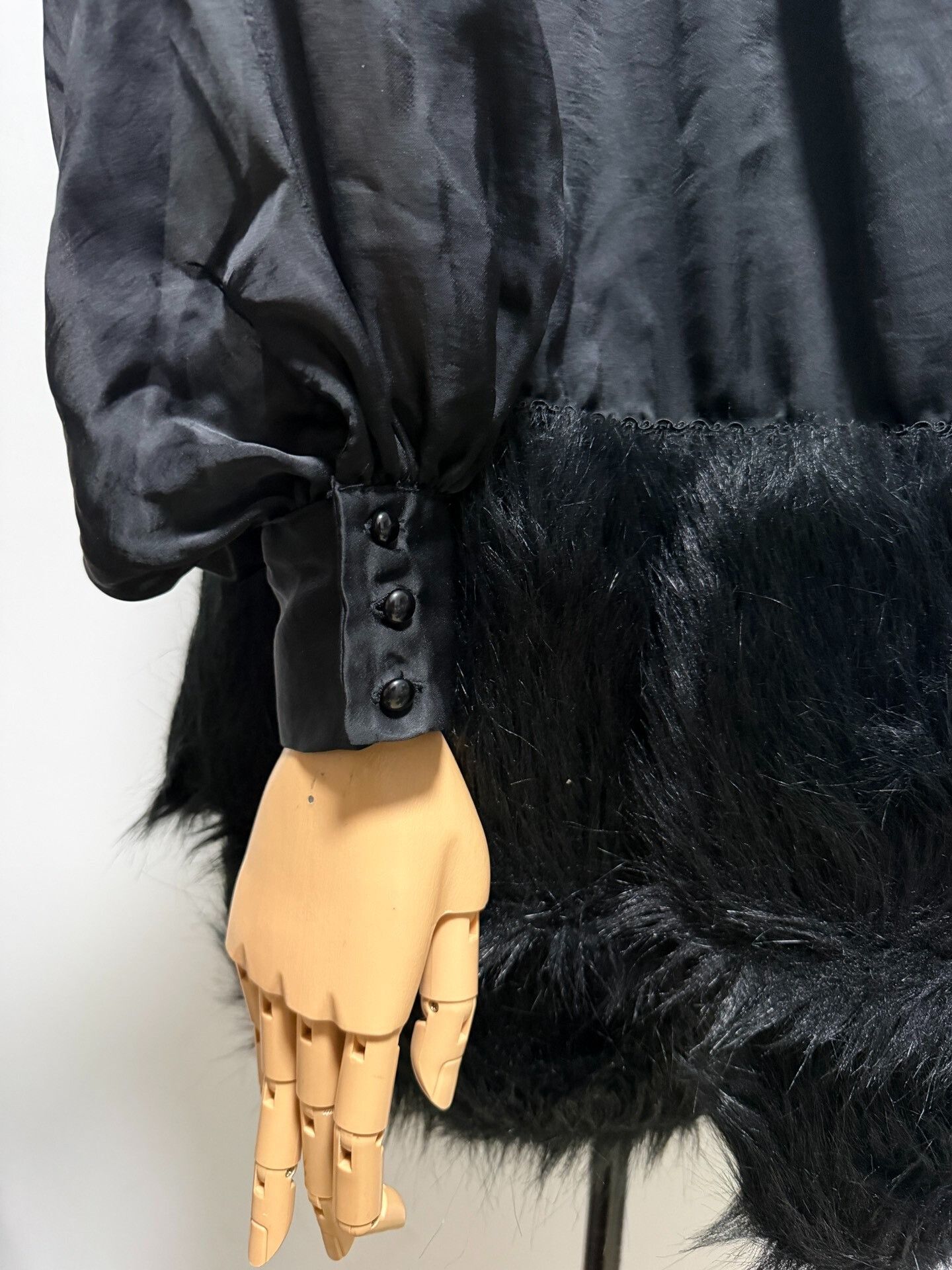 Other Aliceauaa Fur Lace Slip Dress Size L / US 10 / IT 46 - 6 Thumbnail