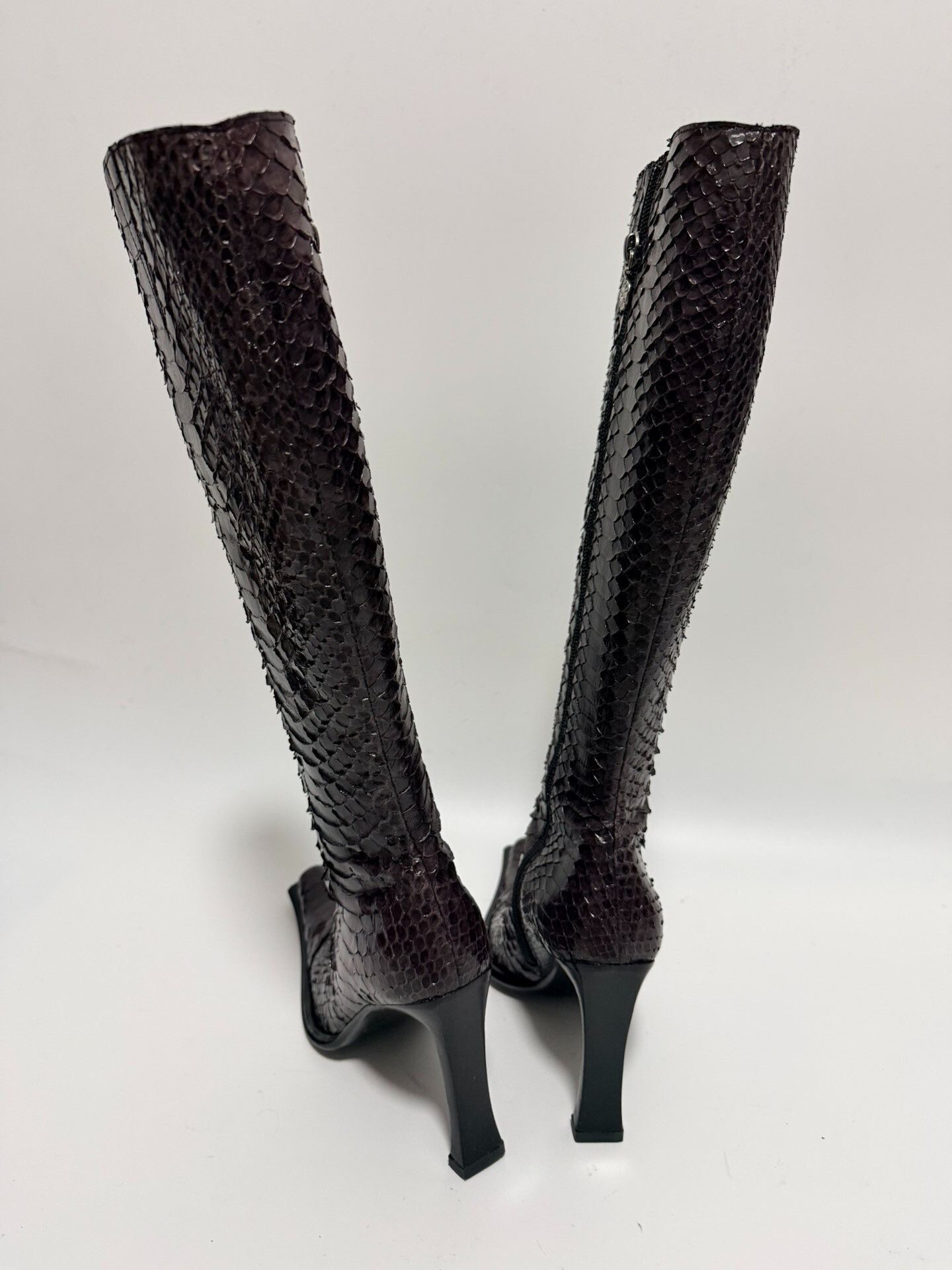 Other GIANNI BRAVO Italian Snake Skin Boots Size US 5.5 / IT 35.5 - 6 Thumbnail
